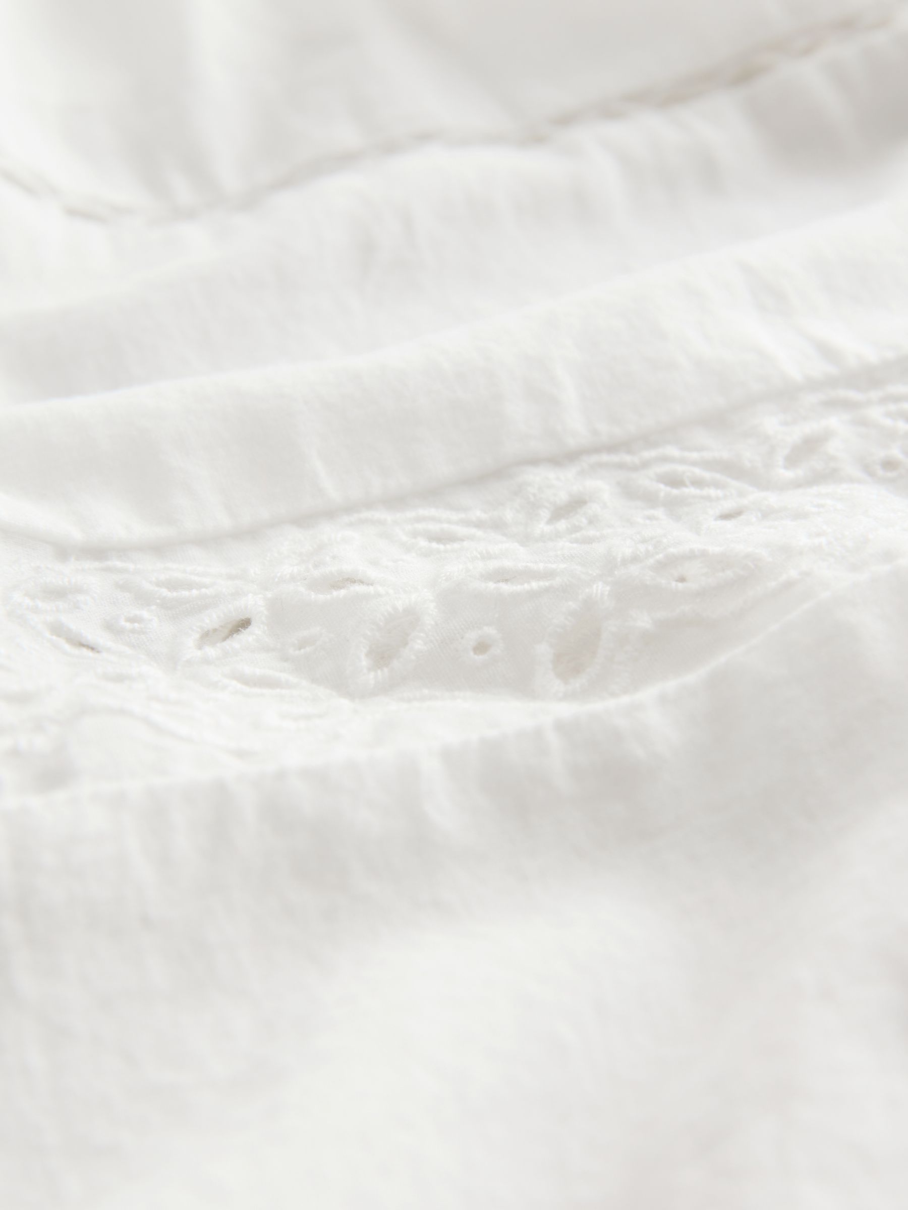 White Tiered Lace Trim Maxi Skirt - Image 3 of 4