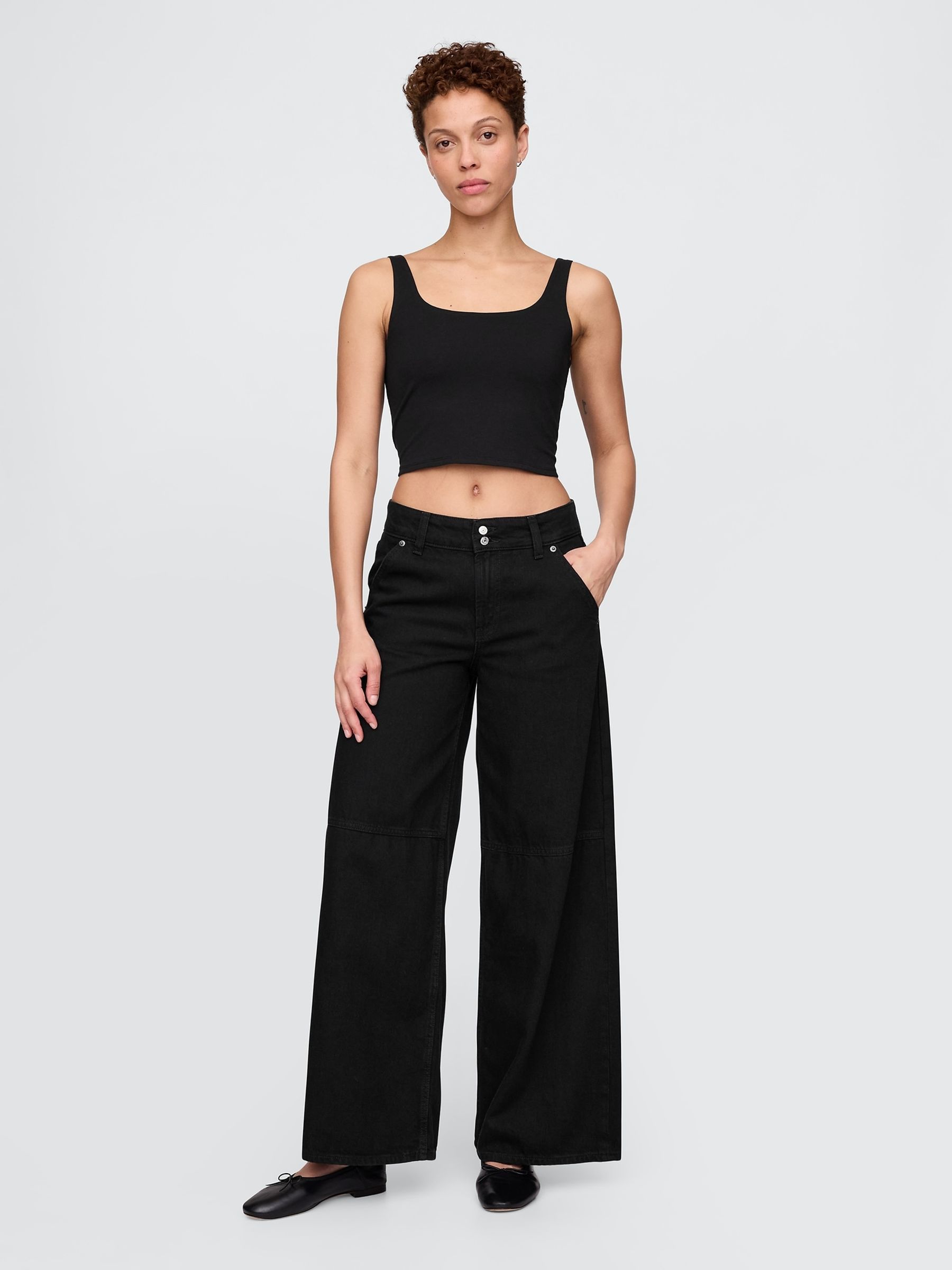 Black CloseKnit Jersey Brami - Image 3 of 4