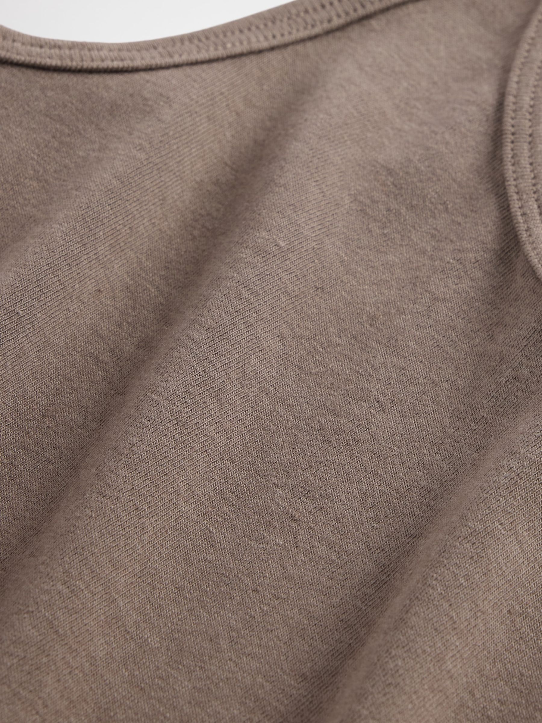 Brown Modern Cropped Cami Top - Image 5 of 5