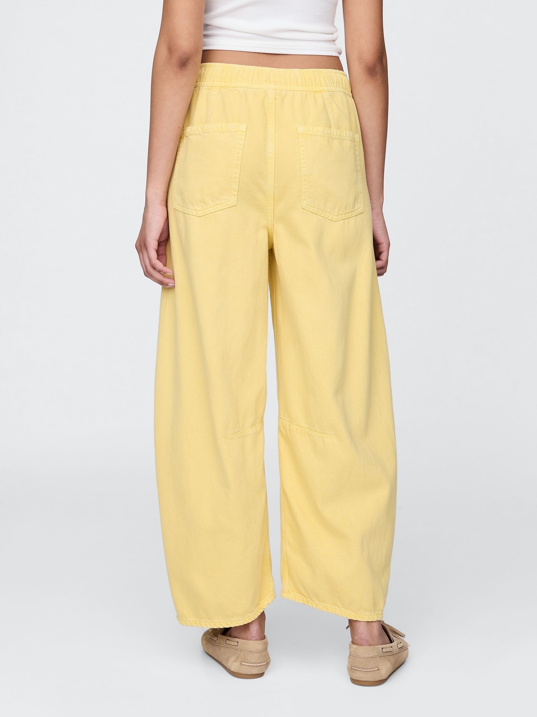 Yellow Mid Rise UltraSoft Easy Horseshoe Jeans - Image 2 of 5