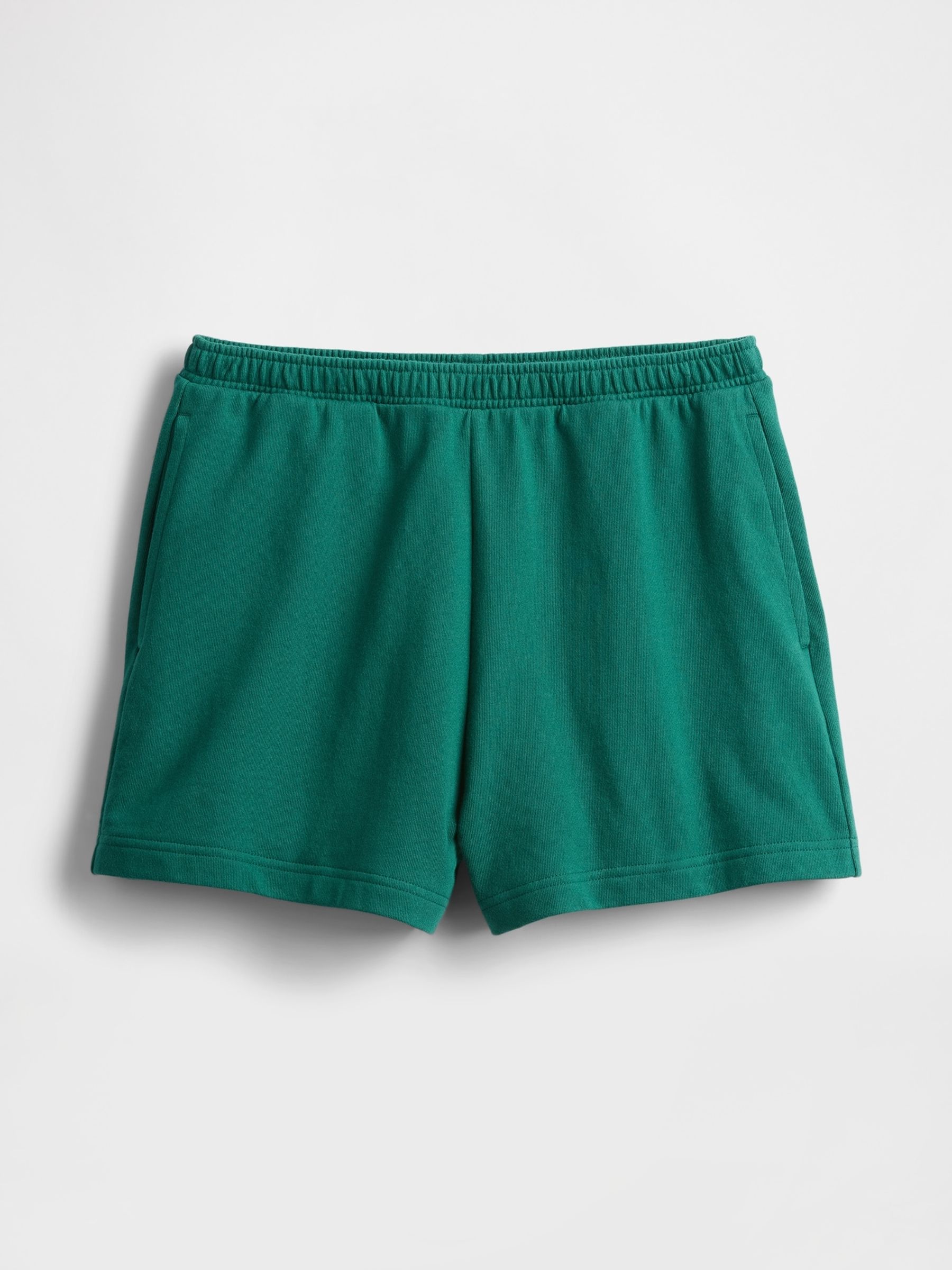Green Heavyweight French Terry Classic Jogger Shorts - Image 5 of 5