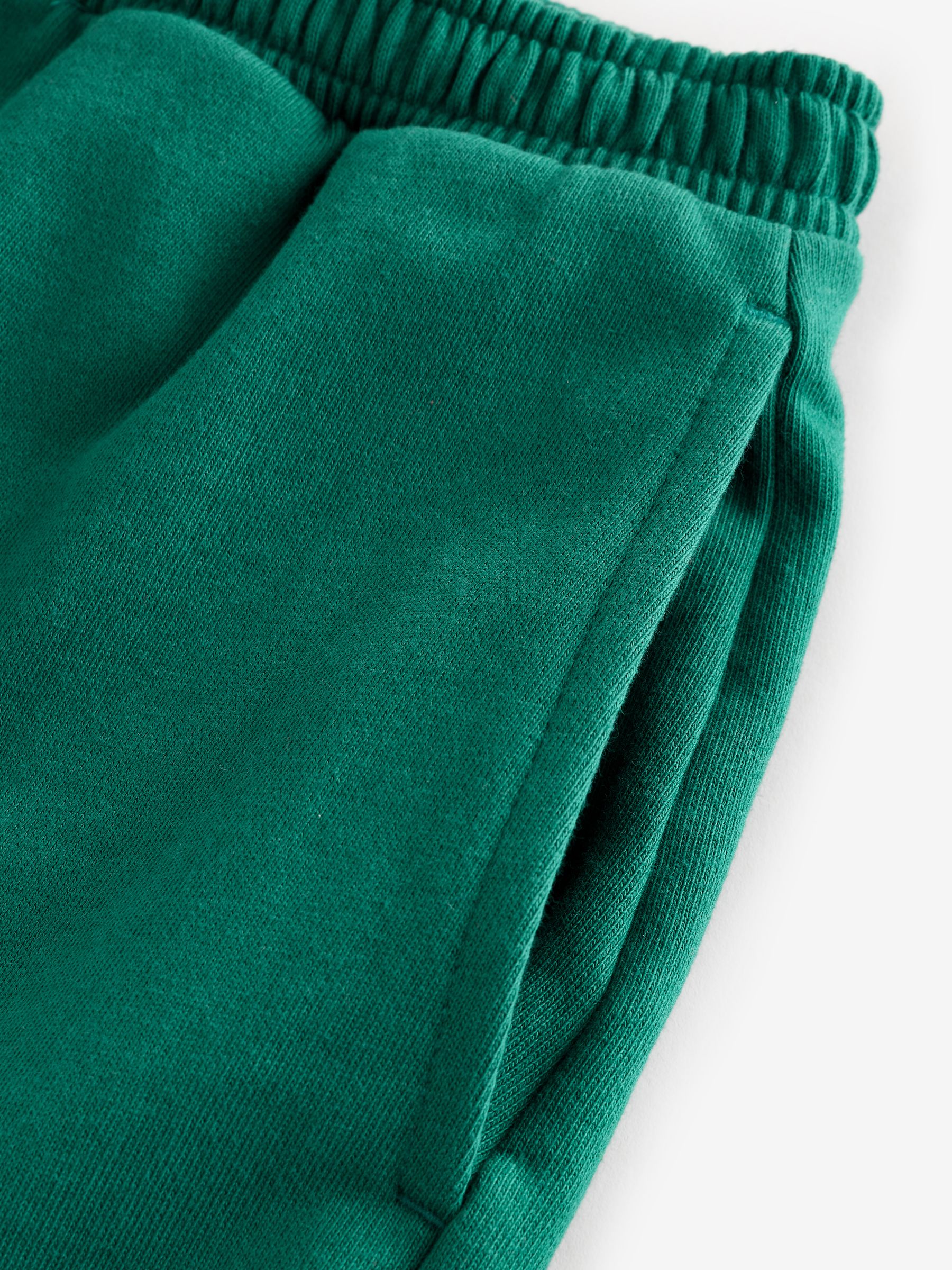 Green Heavyweight French Terry Classic Jogger Shorts - Image 6 of 7