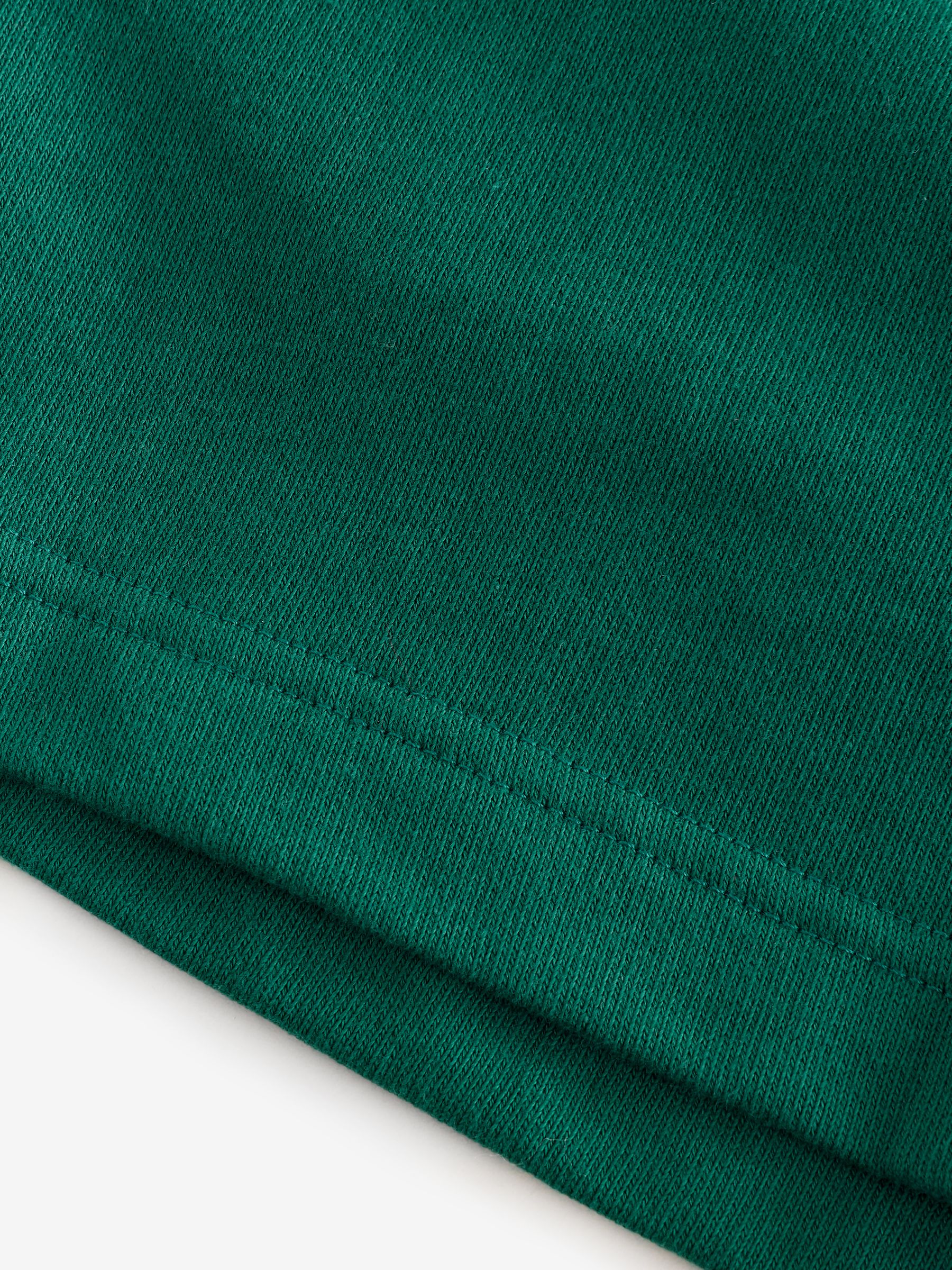 Green Heavyweight French Terry Classic Jogger Shorts - Image 7 of 7