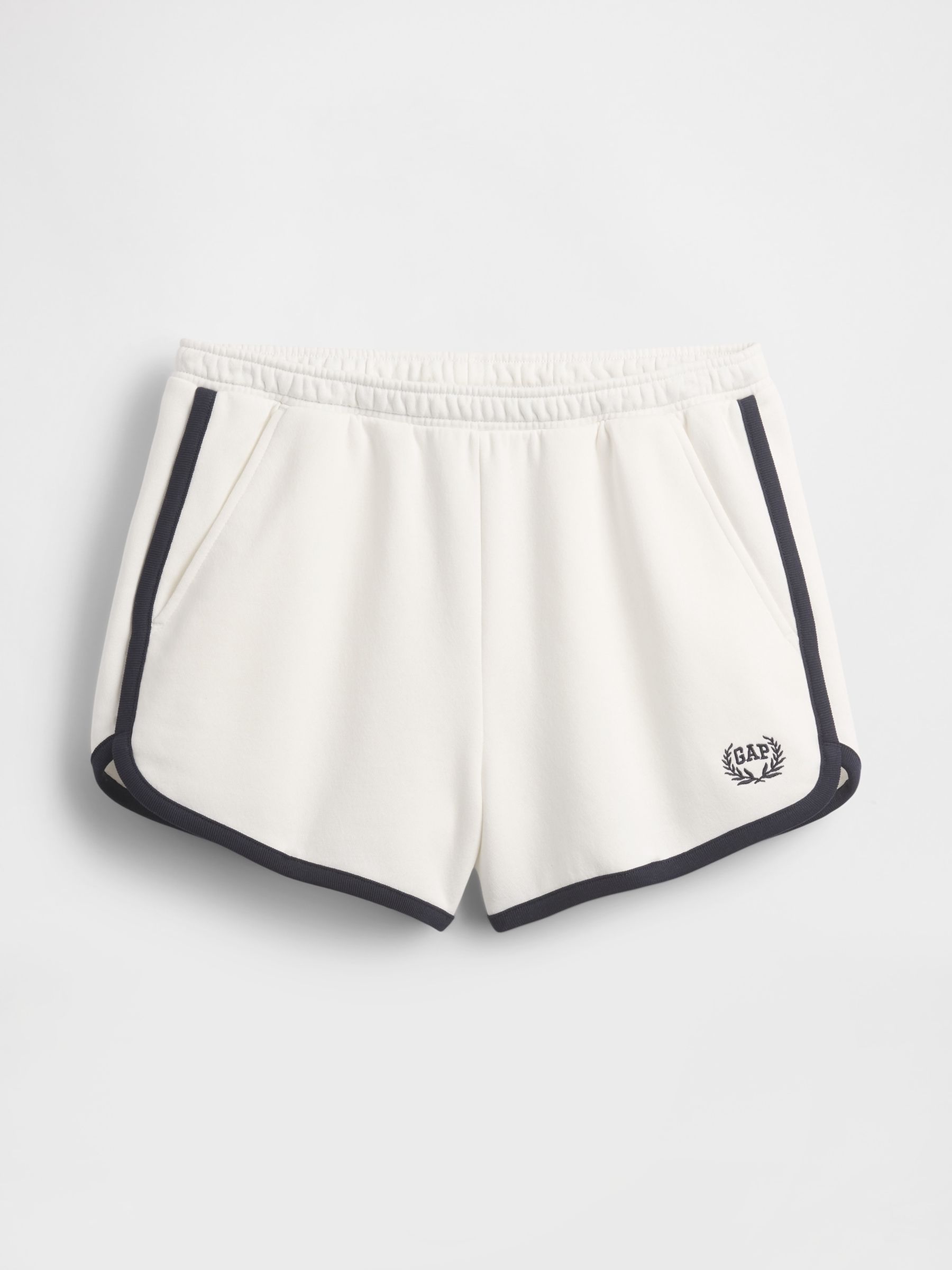 White VintageSoft Logo Dolphin Sweat Shorts - Image 5 of 5