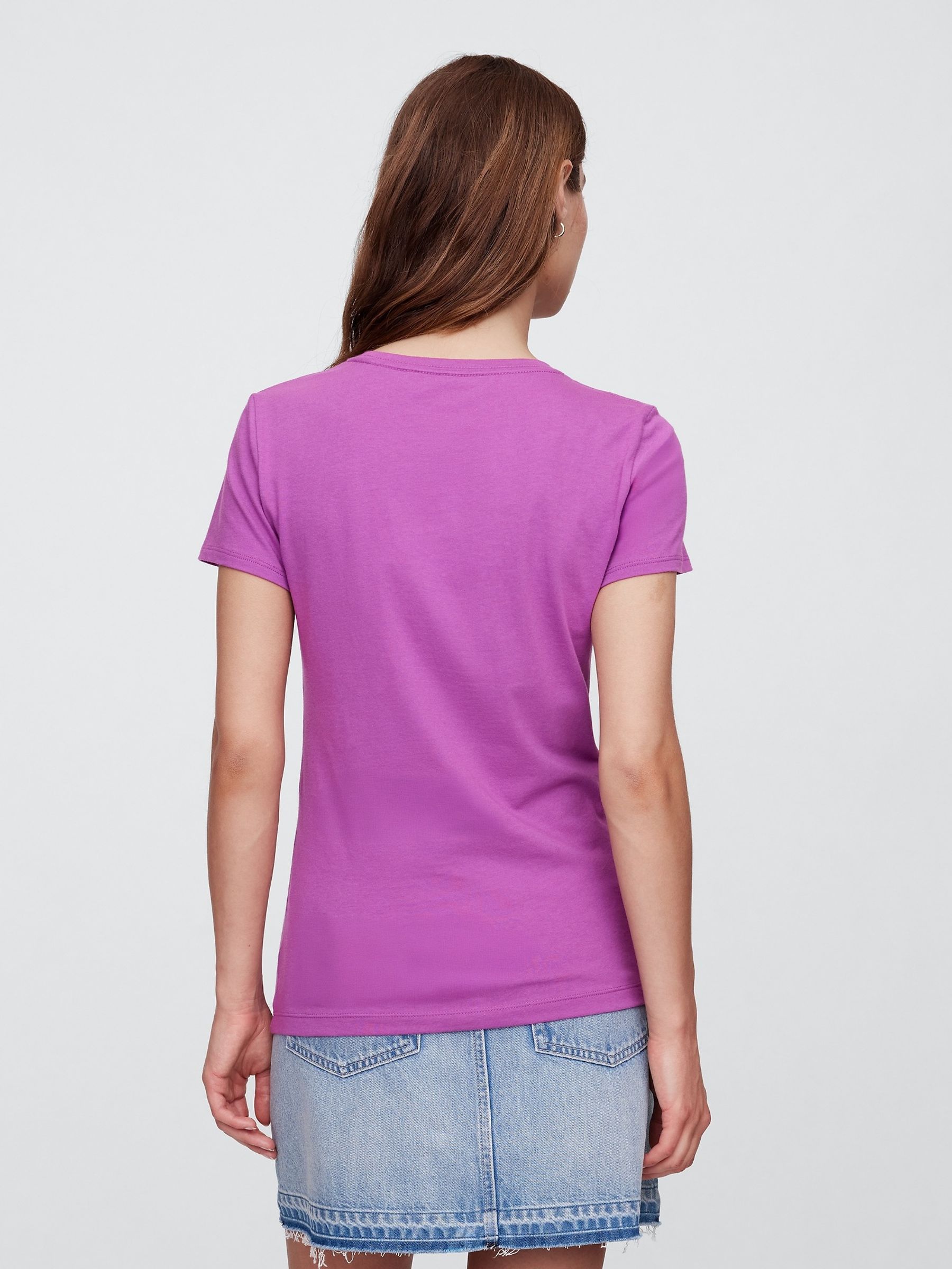 Purple Logo Short Sleeve Crew Neck T-Shirt - Image 2 of 4