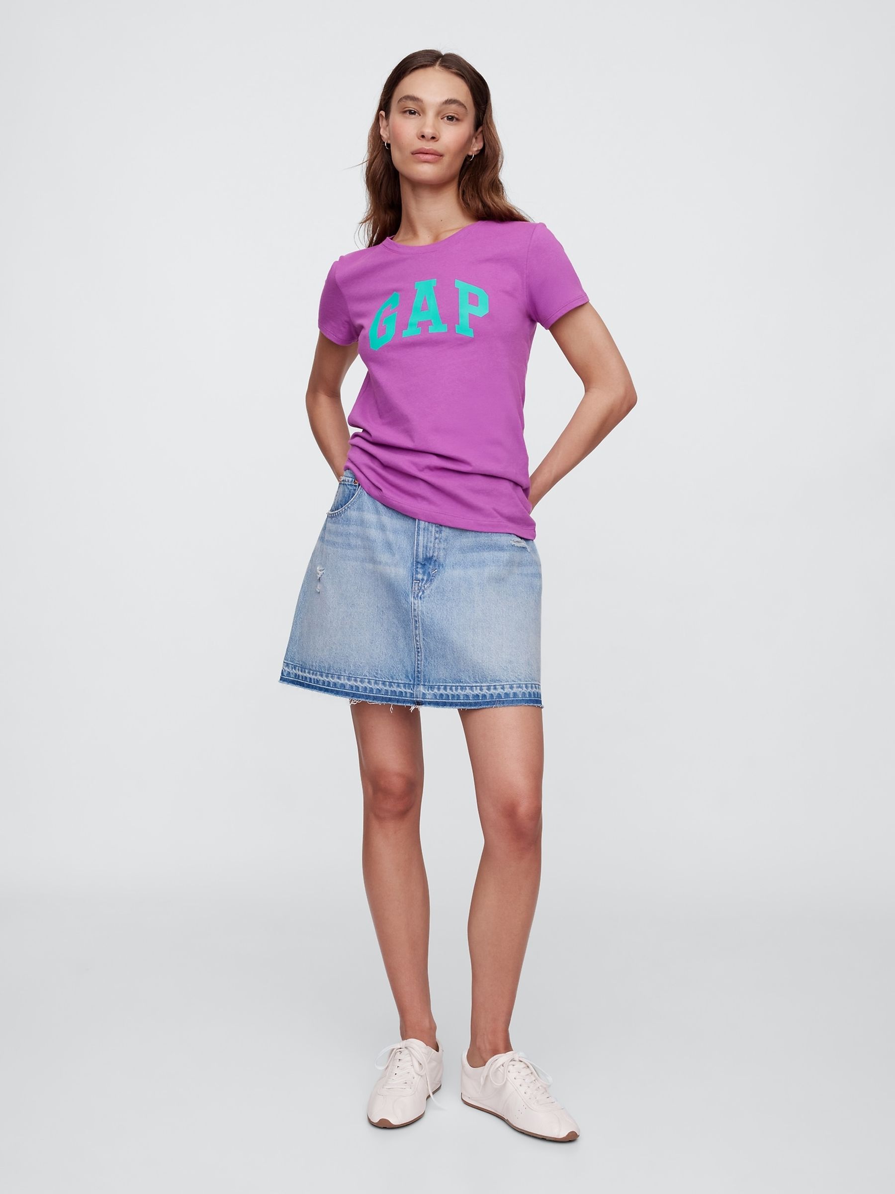 Purple Logo Short Sleeve Crew Neck T-Shirt - Image 3 of 4