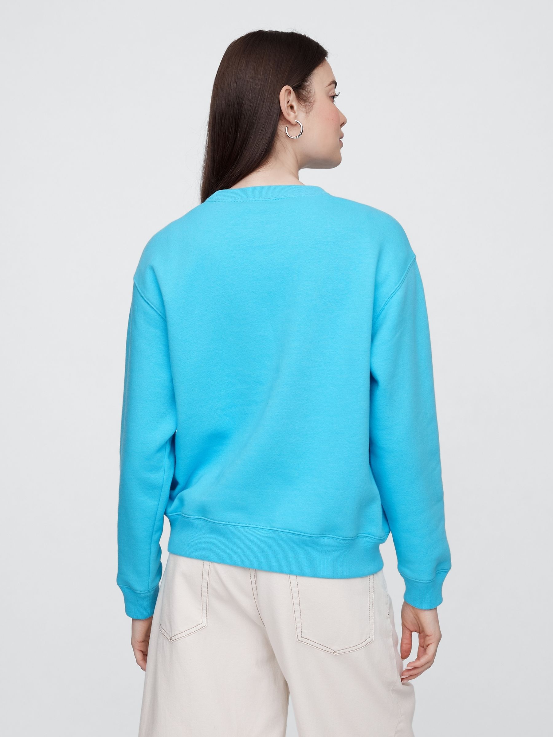 Blue Relaxed Logo Sweatshirt - Image 2 of 5