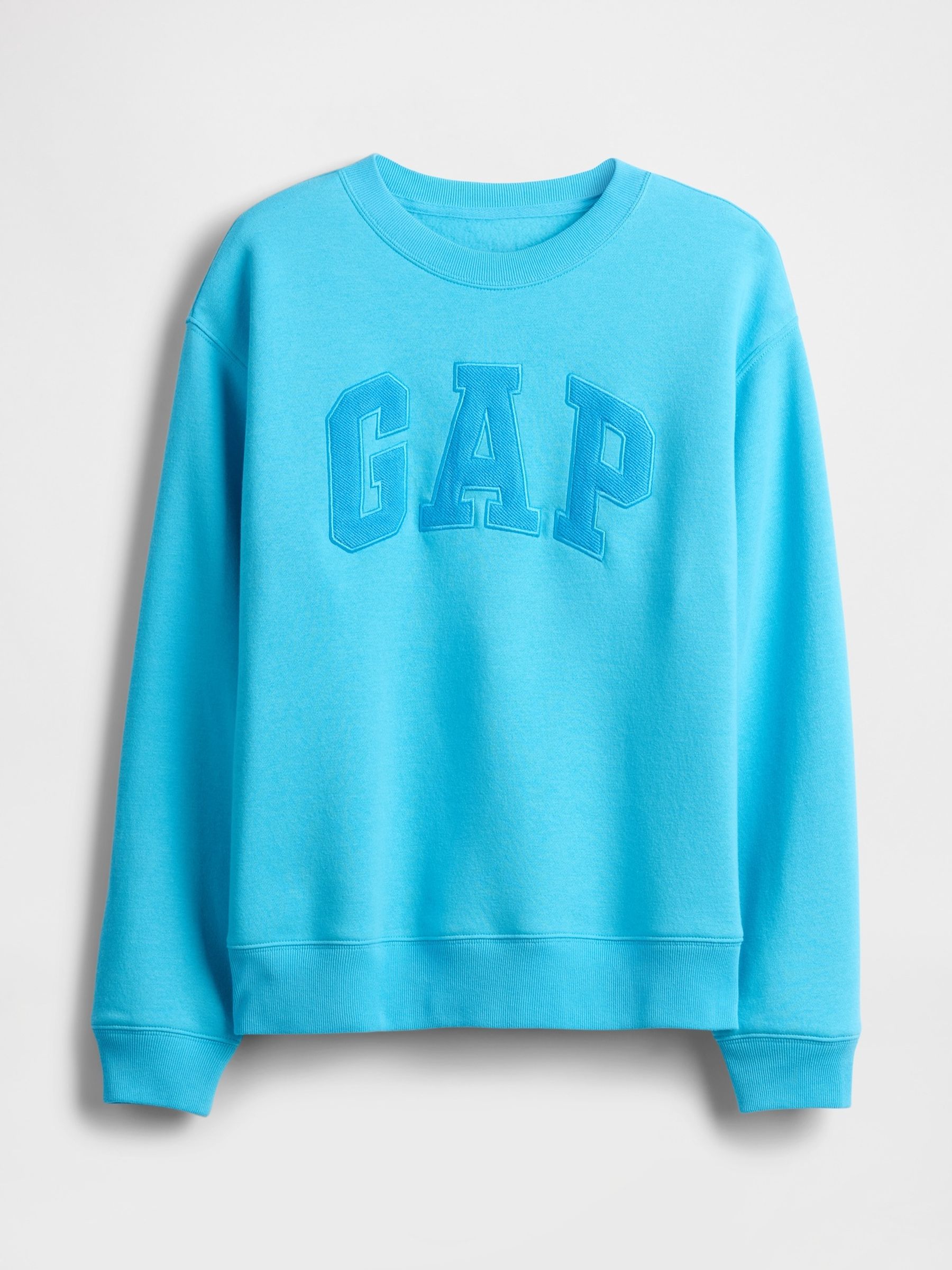 Blue Relaxed Logo Sweatshirt - Image 4 of 5