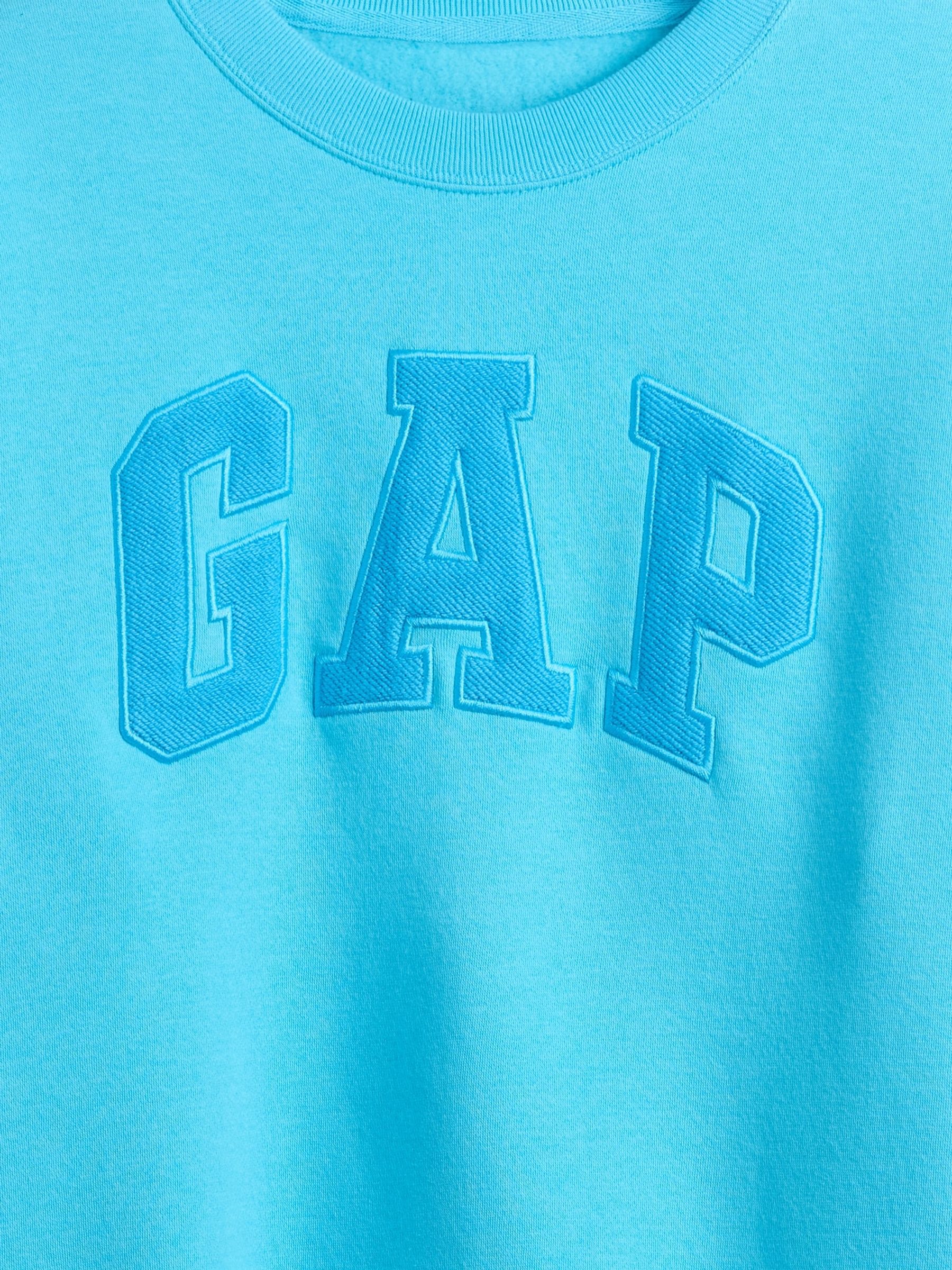 Blue Relaxed Logo Sweatshirt - Image 5 of 5