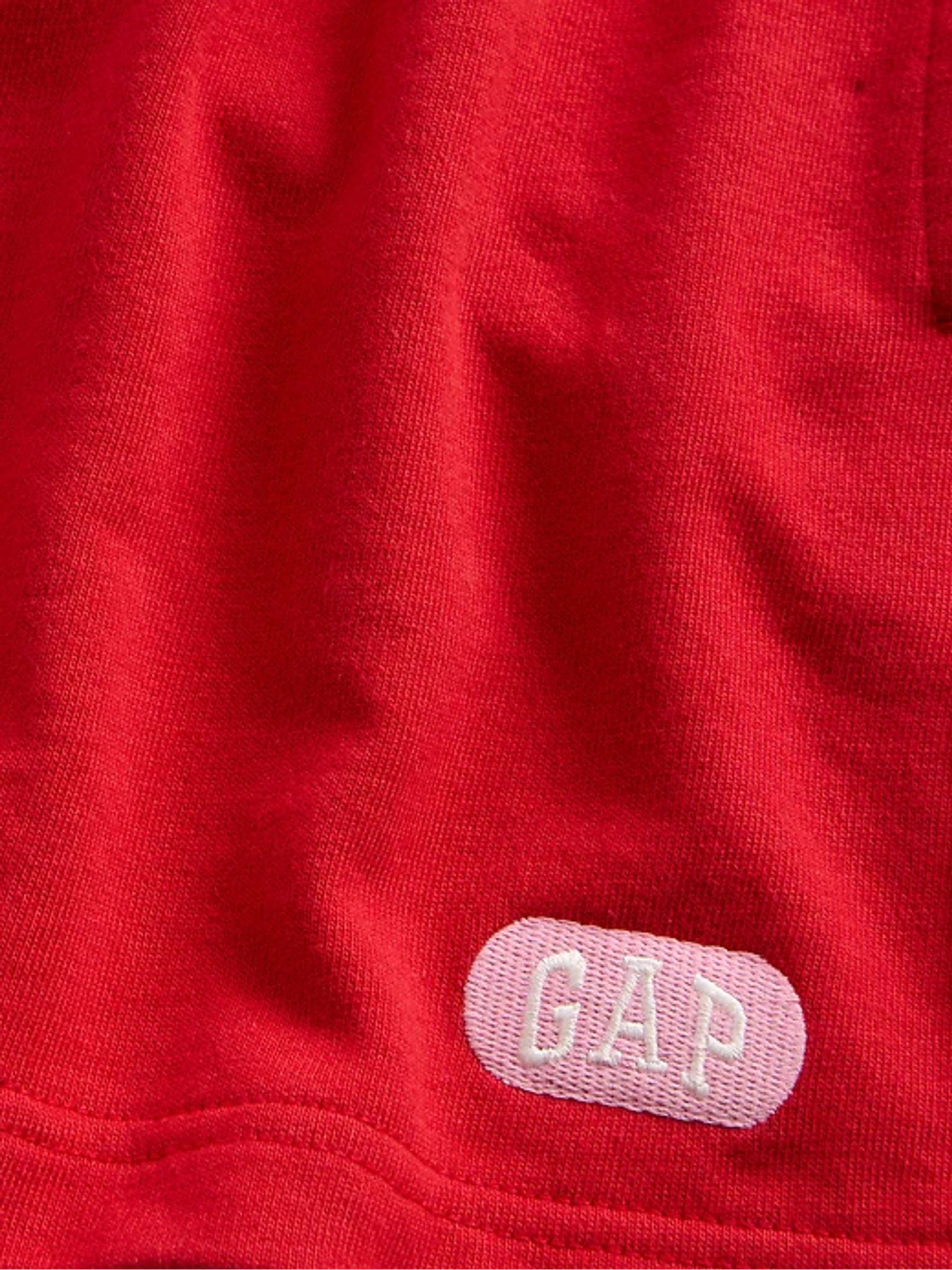 Red Heavyweight French Terry Classic Sweat Shorts - Image 7 of 7