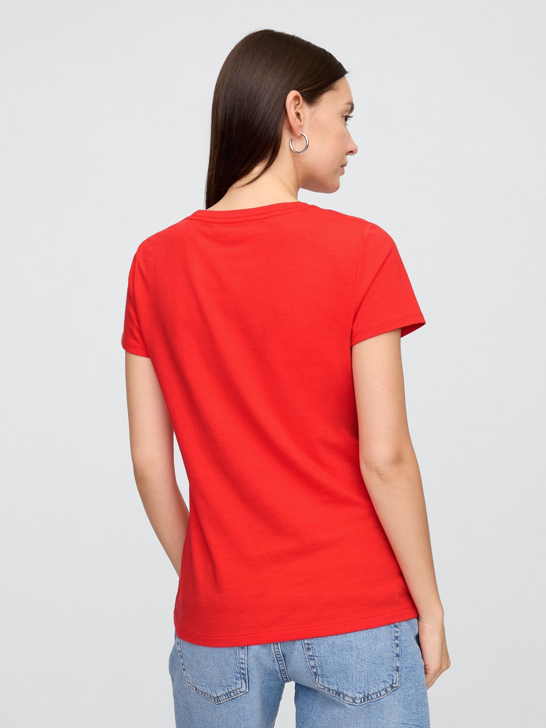 Red Logo Short Sleeve Crew Neck T-Shirt - Image 2 of 5