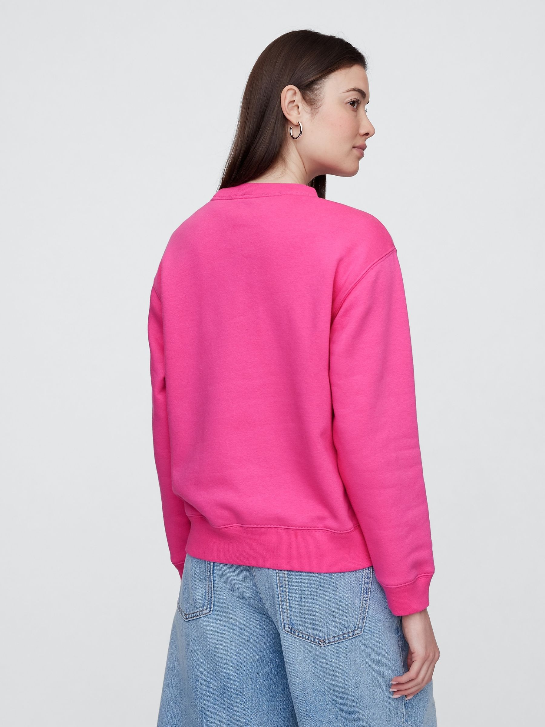 Pink Relaxed Logo Sweatshirt - Image 2 of 5