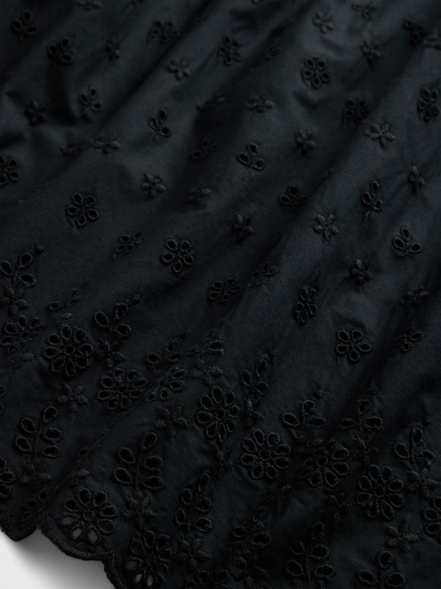 Black DÔEN Eyelet Sleeveless Top - Image 6 of 6