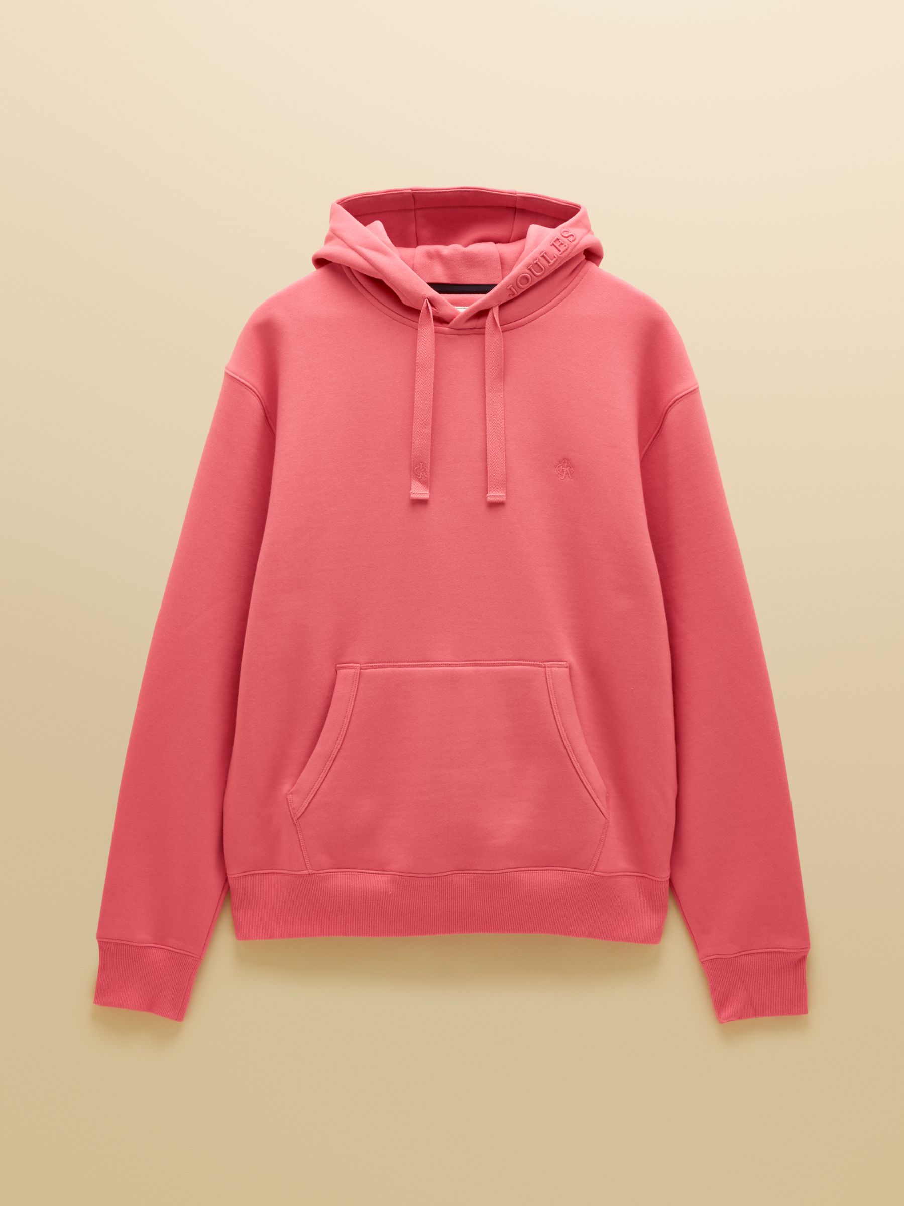 Jenkins Pink Brushed Cotton Jersey Hoodie - Image 8 of 8