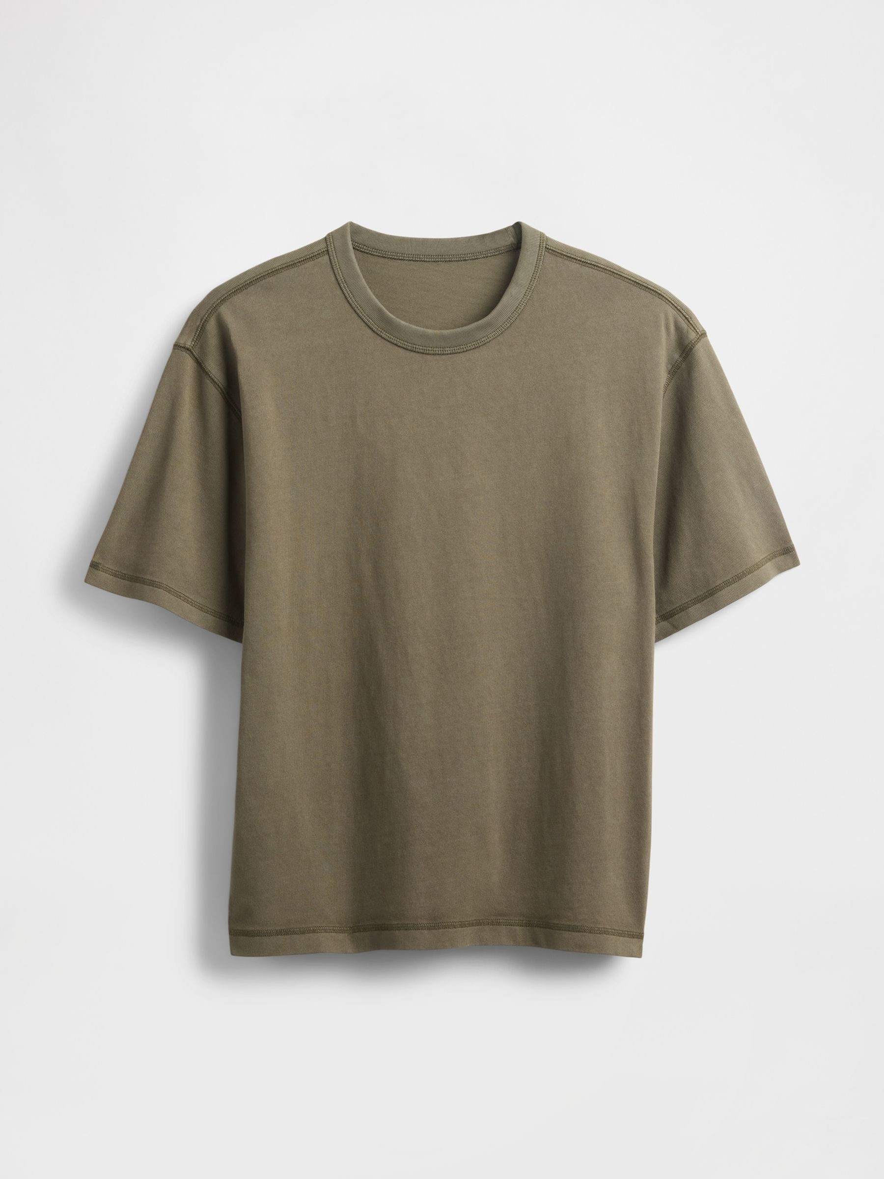 Green Heavyweight Cropped T-Shirt - Image 4 of 5