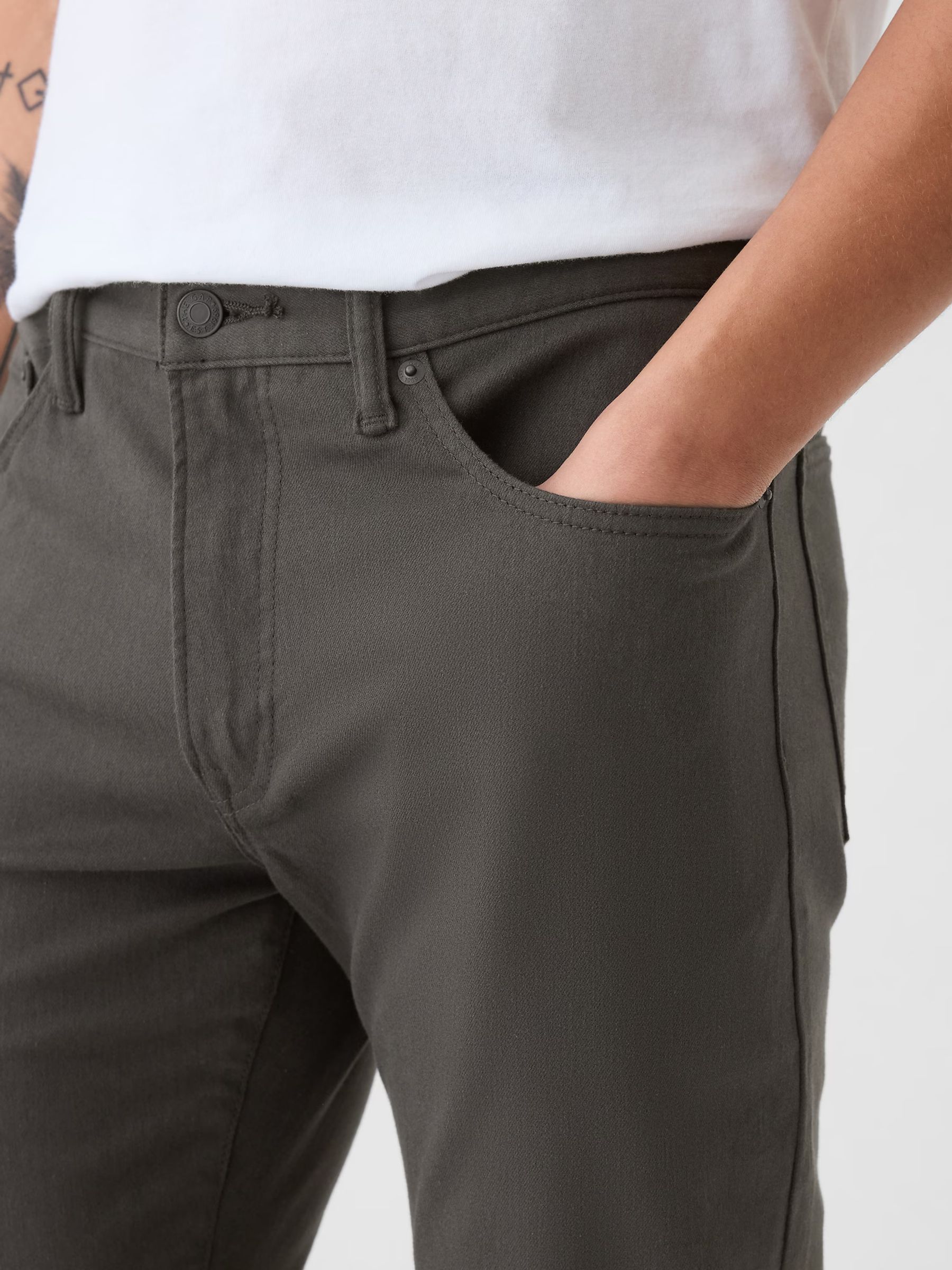 Grey Everyday Straight Fit Jeans - Image 5 of 6