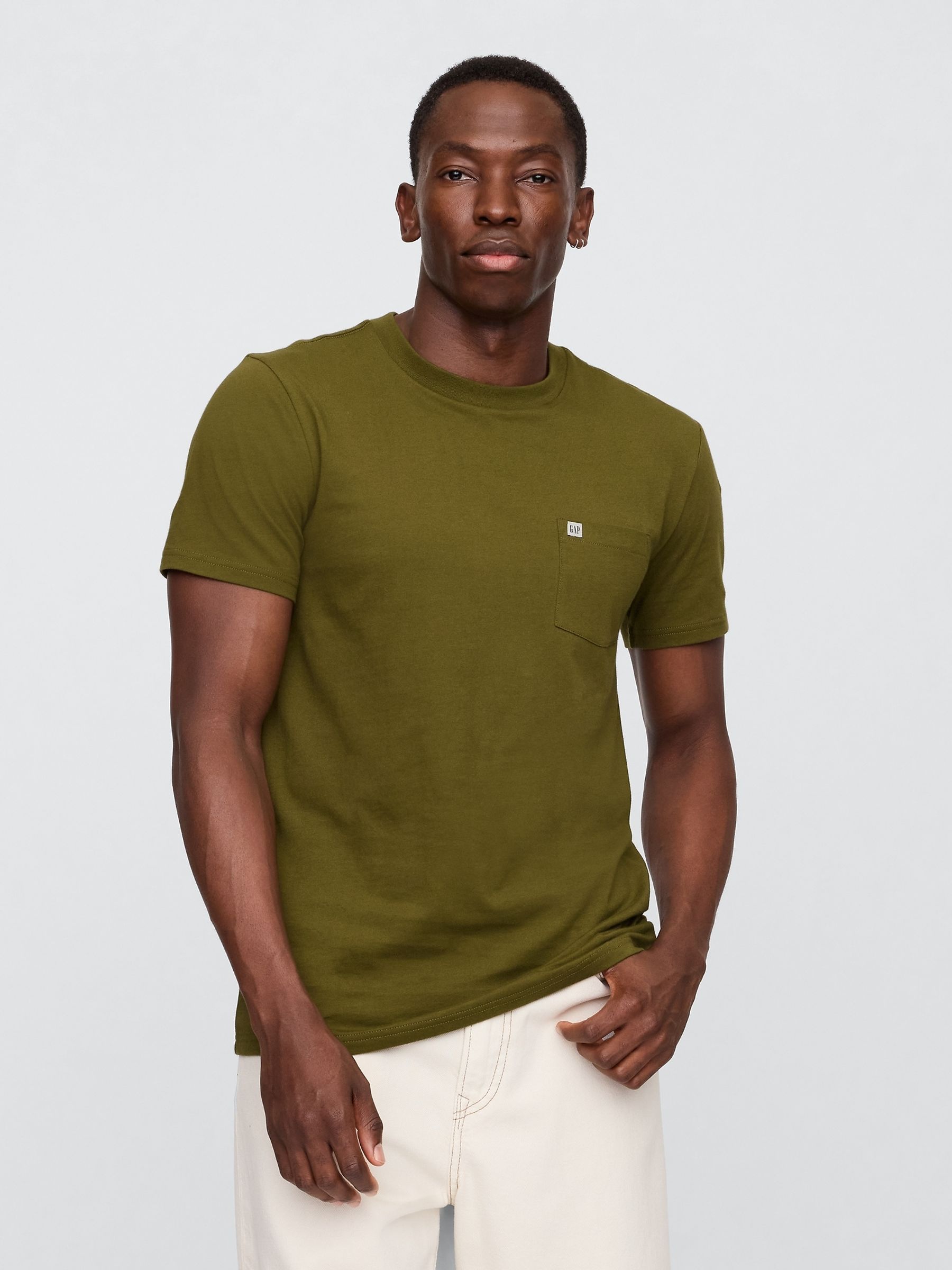 Green Pocket T-Shirt - Image 1 of 5