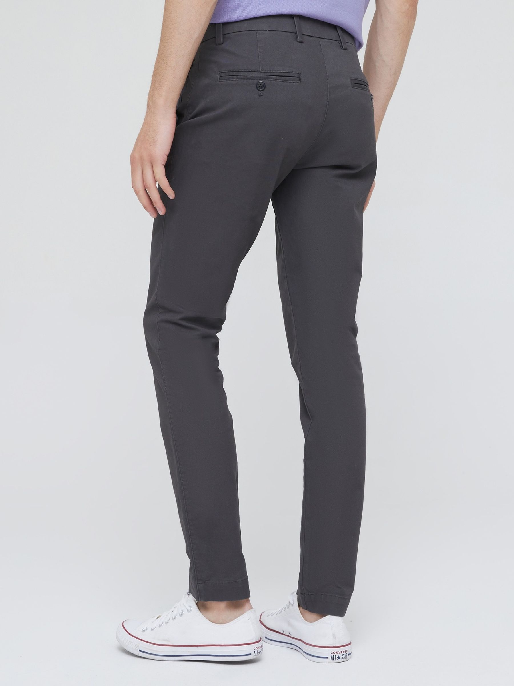 Black Essential Skinny Fit Chinos - Image 2 of 3