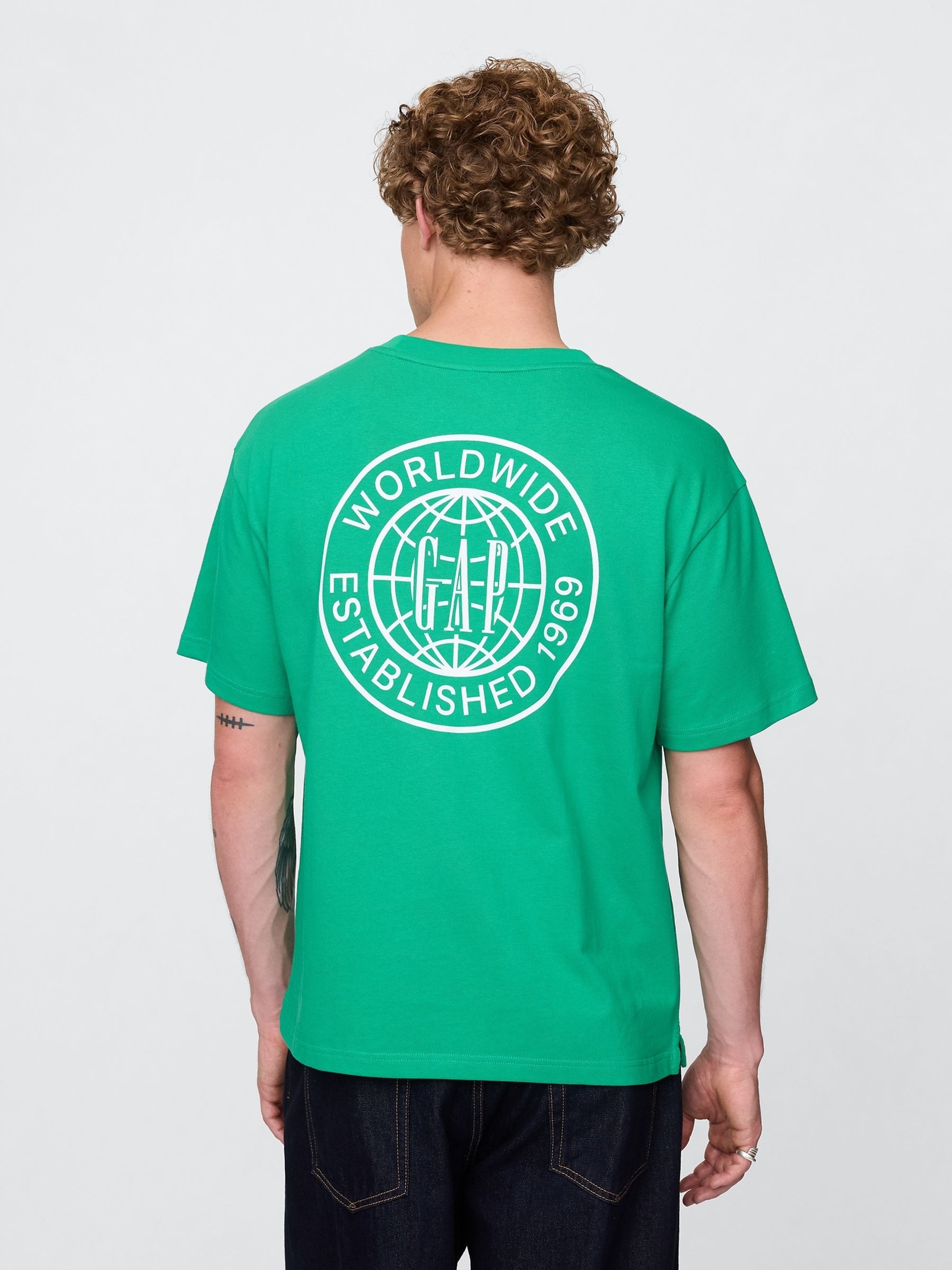 Green World Logo Short Sleeve T-Shirt - Image 2 of 5
