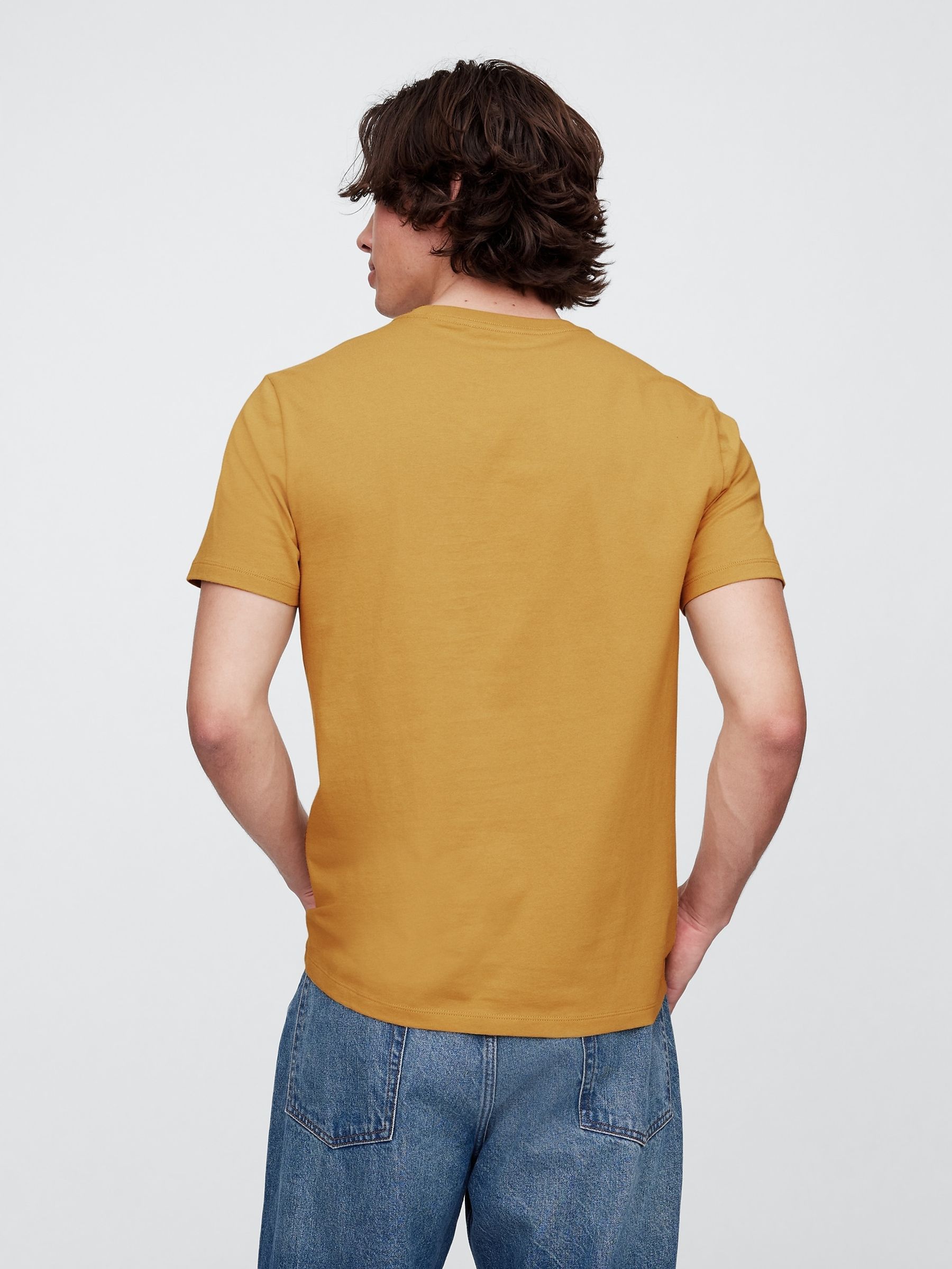 Yellow Everyday Soft Logo T-Shirt - Image 2 of 5
