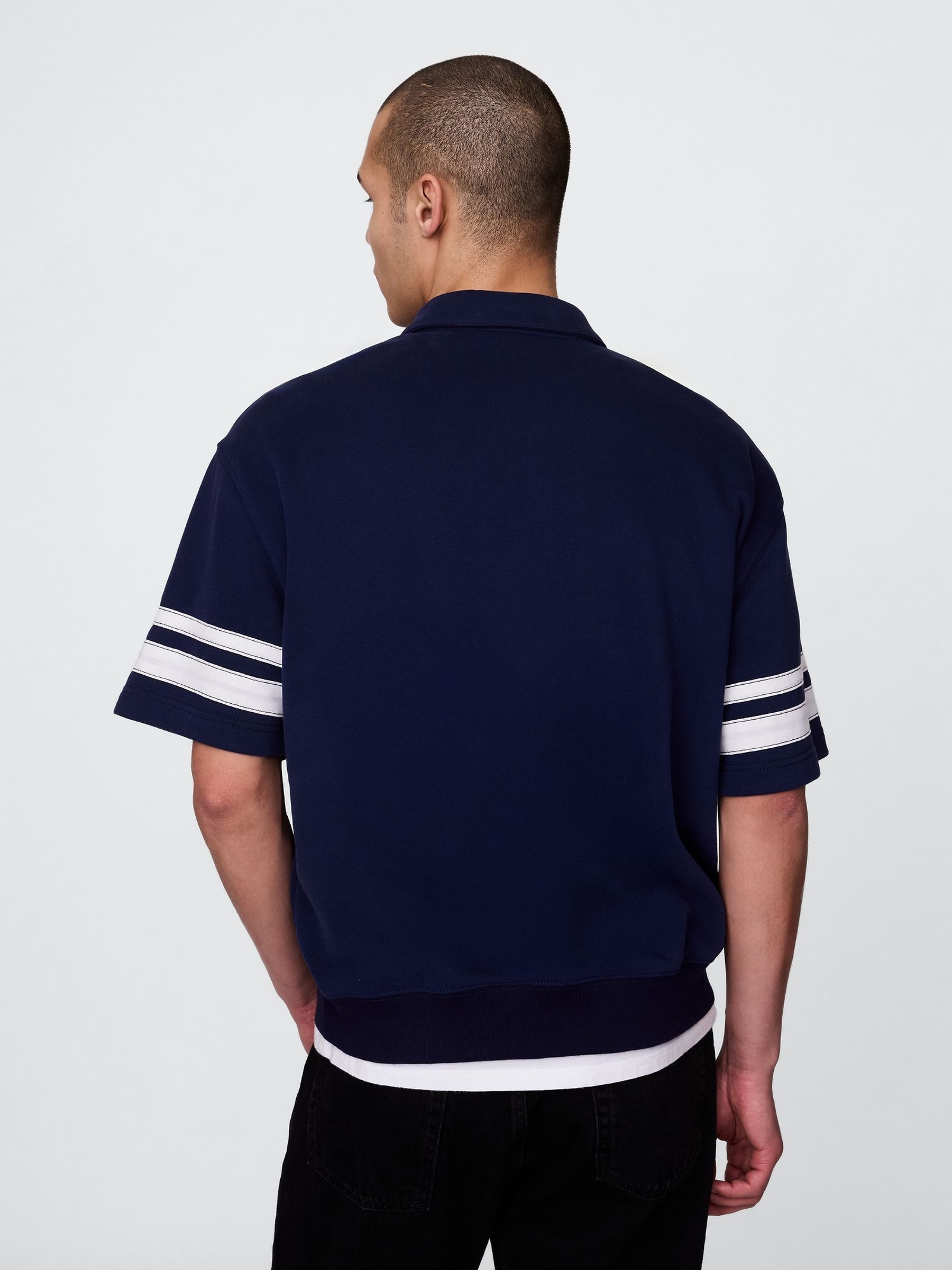 Blue VintageSoft Quarter Zip Pullover - Image 2 of 5
