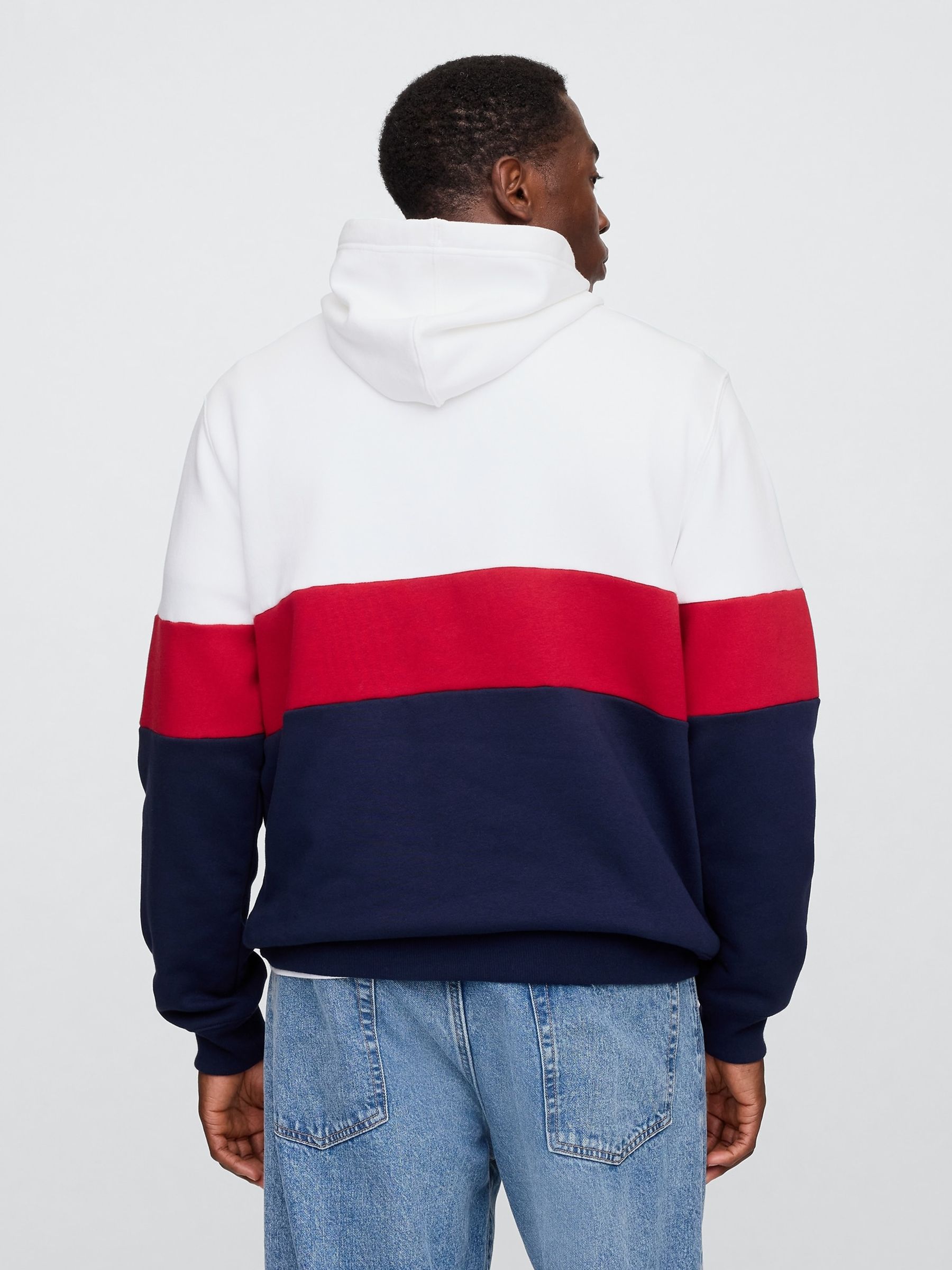 White Vintage Logo Hoodie - Image 2 of 4