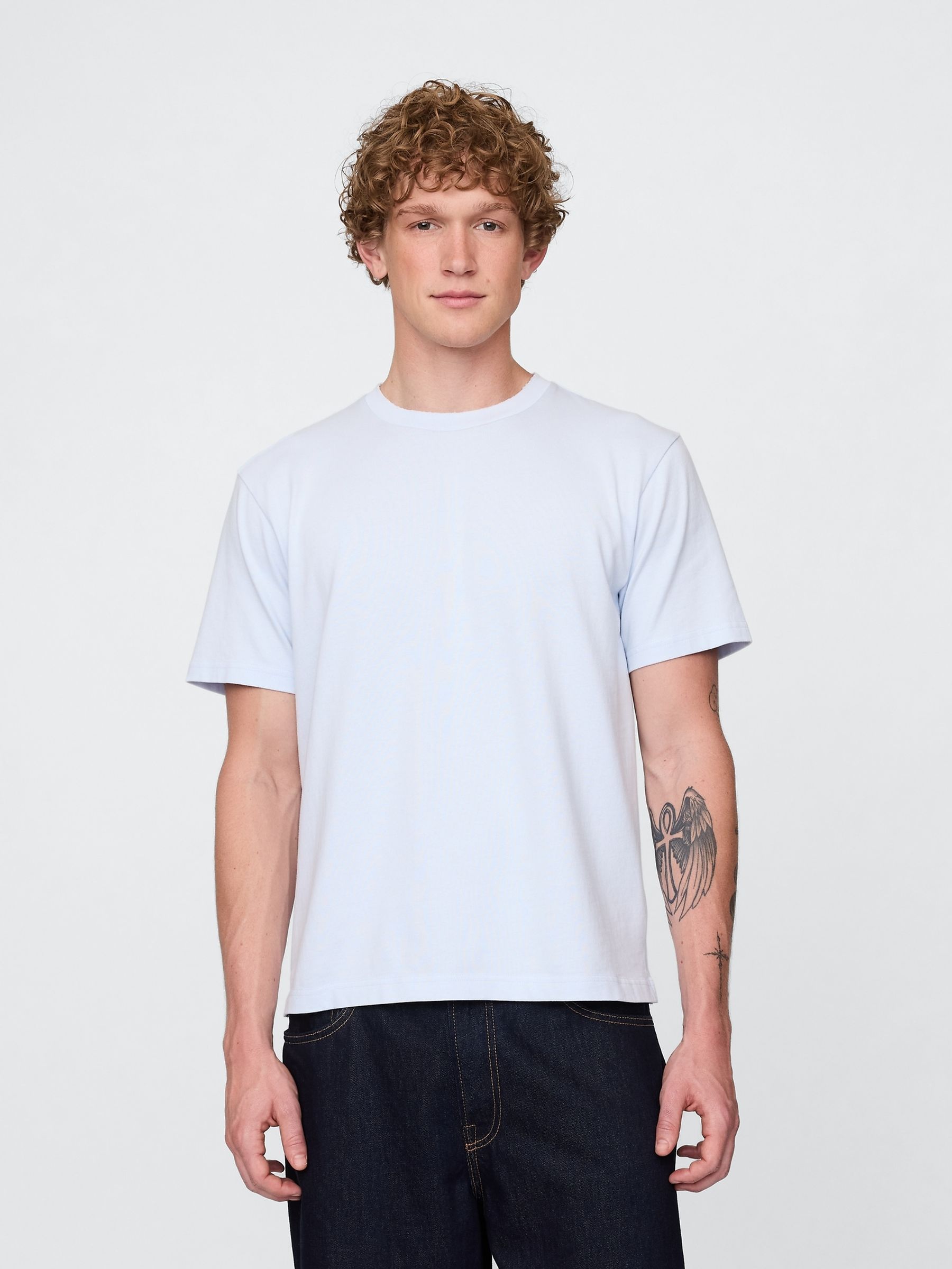 White Heavyweight Original Short Sleeve T-Shirt - Image 1 of 5