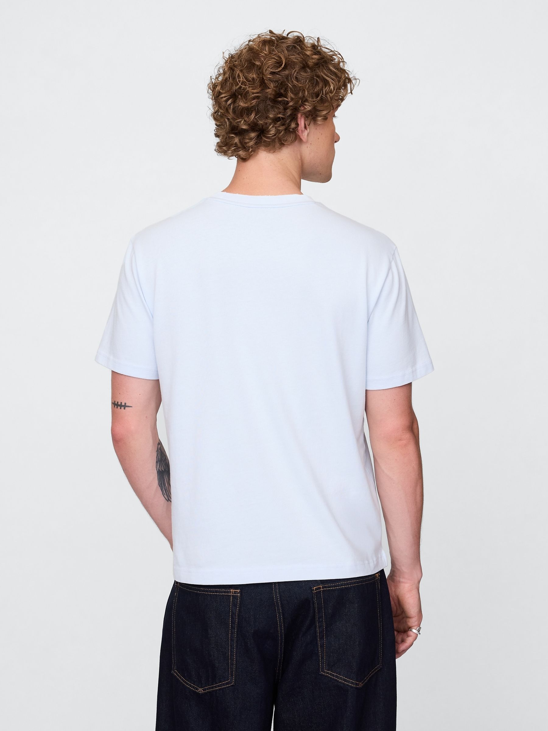 White Heavyweight Original Short Sleeve T-Shirt - Image 2 of 5