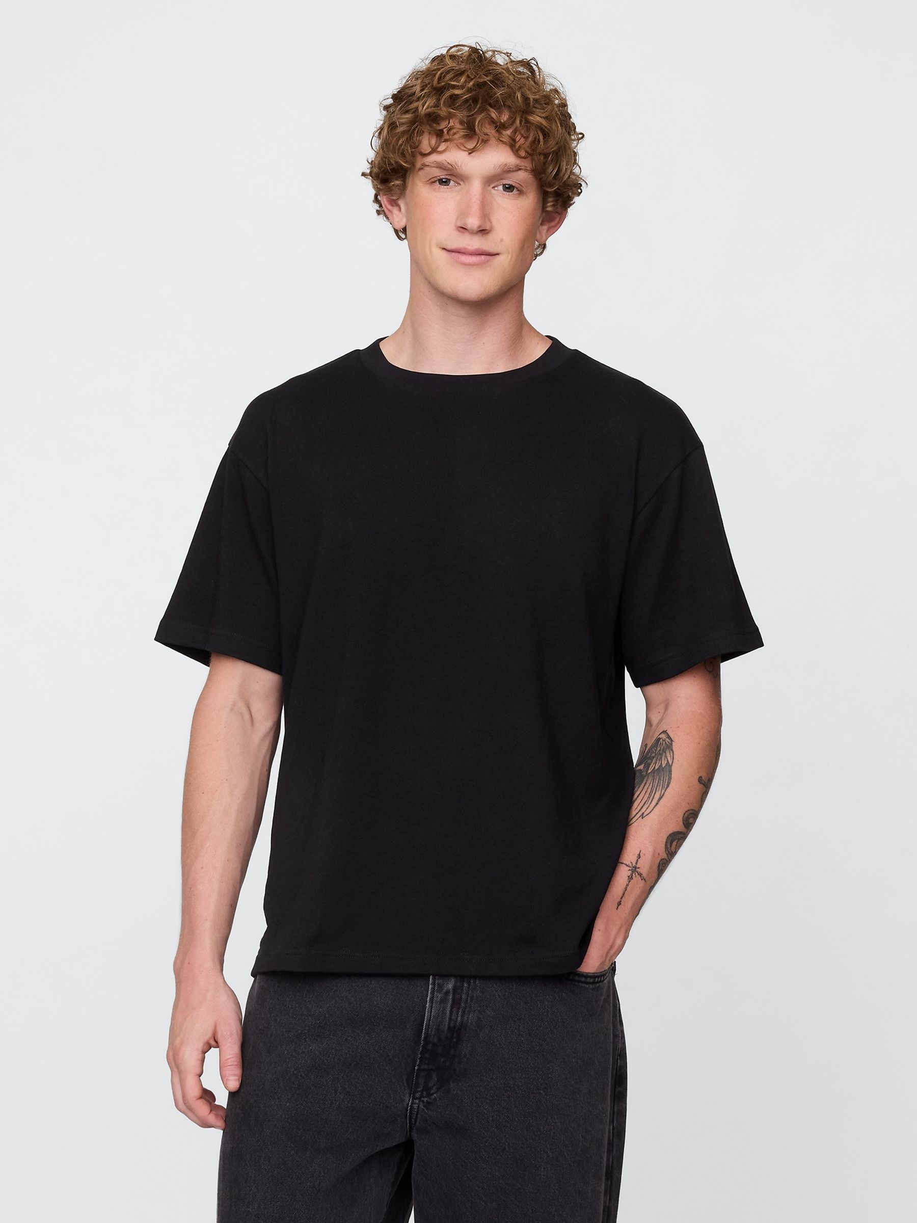 Black World Logo Short Sleeve T-Shirt - Image 1 of 5