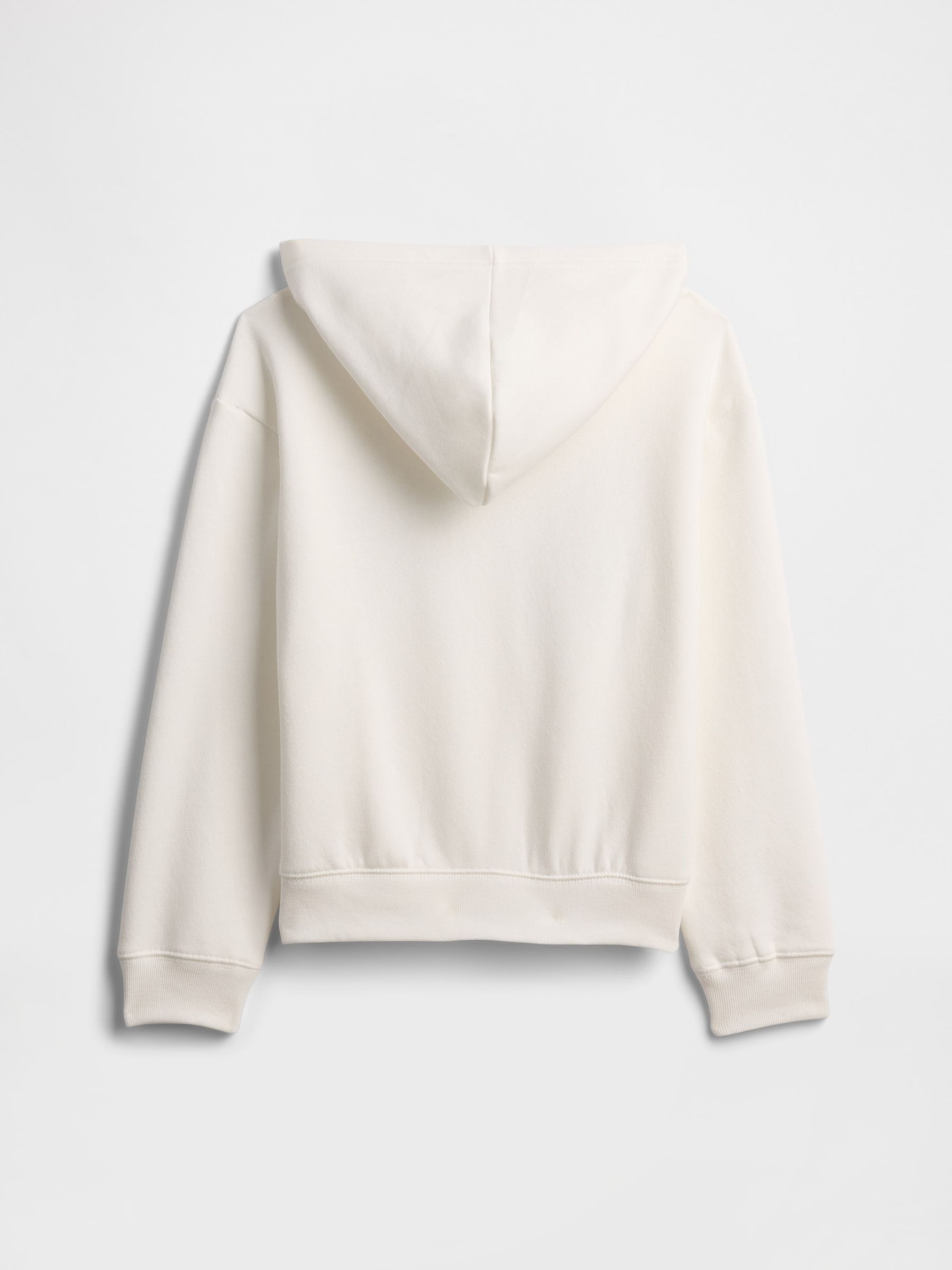 White/Red Zip Up Logo Hoodie (4-13yrs) - Image 2 of 3