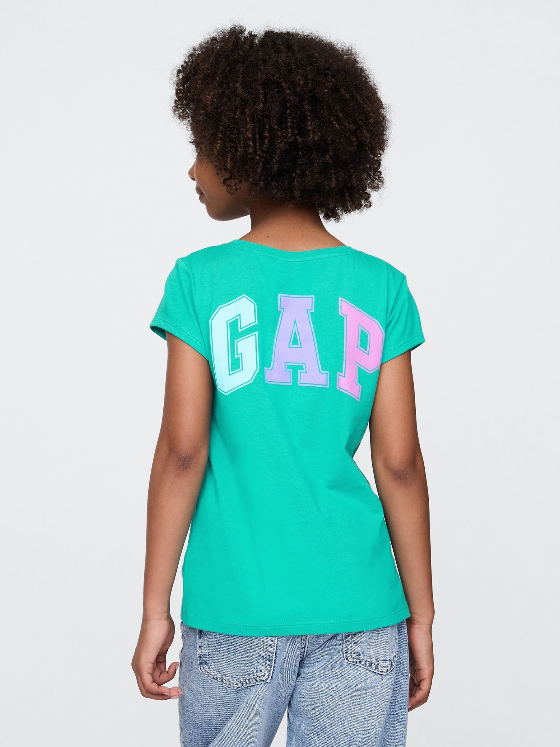 Green Logo Short Sleeve Graphic T-Shirt (4-13yrs) - Image 2 of 2