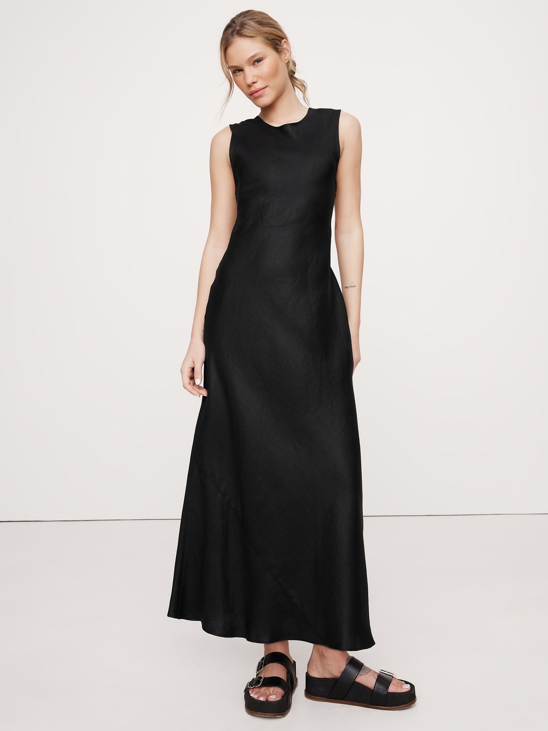 banana republic backless dress Ruched Backless Lace Maxi Dress in Peach - S main image 0
