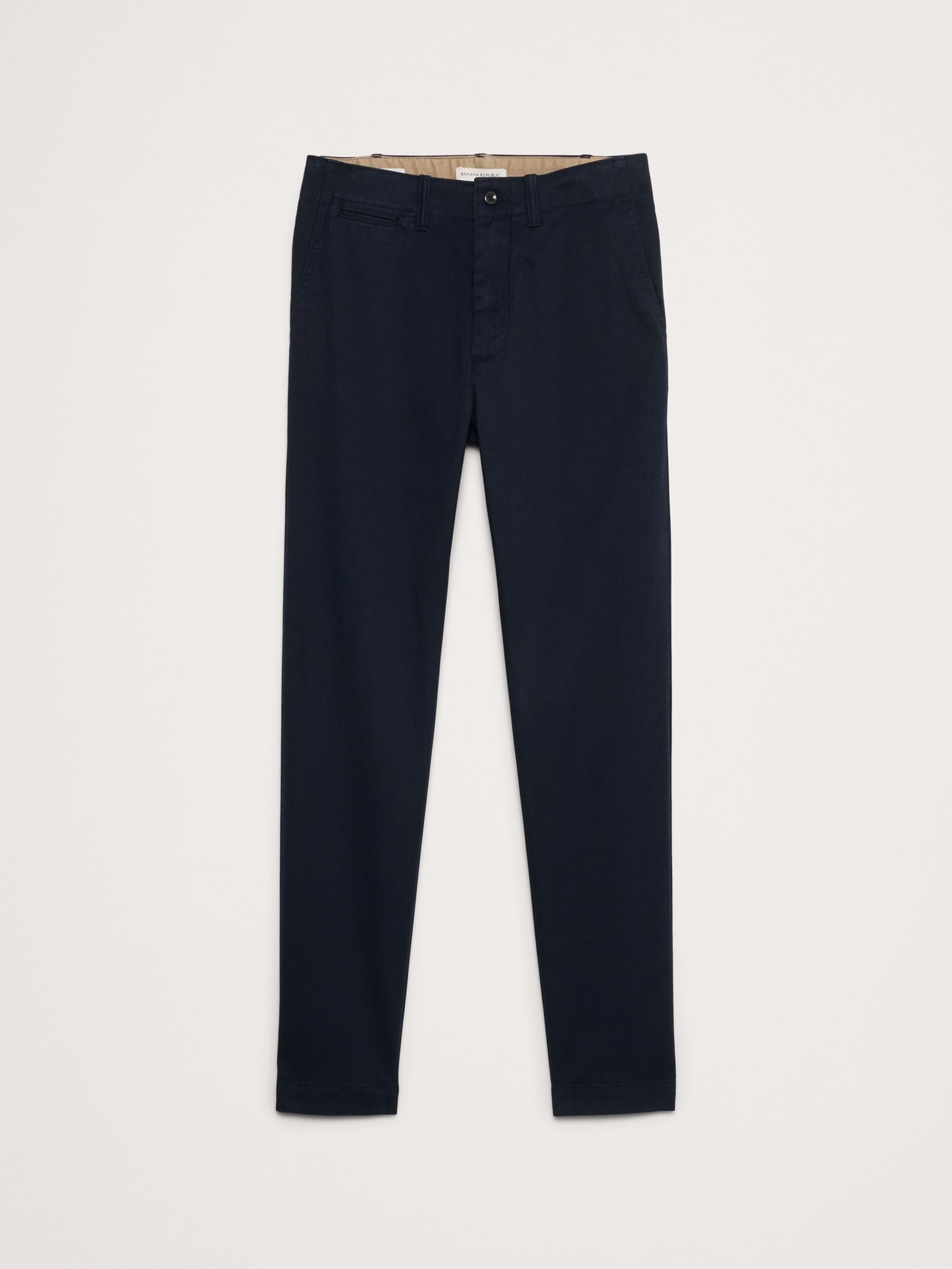 Banana Republic Blue Authentic Slim Stretch Chinos - Image 4 of 4 Banana Republic Blue Authentic Slim Stretch Chinos - Image 4 of 4