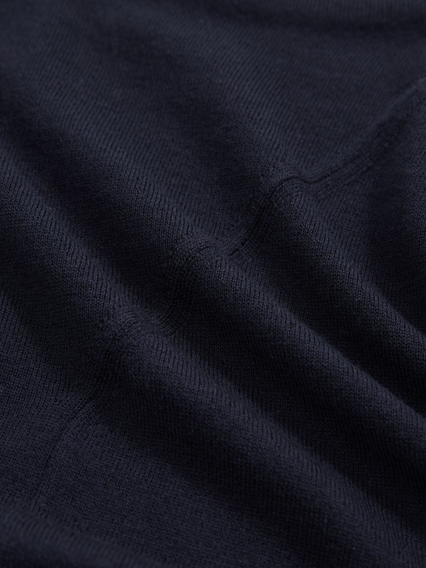 Wool Slouched Sleeveless Top in Navy - Image 5 of 5