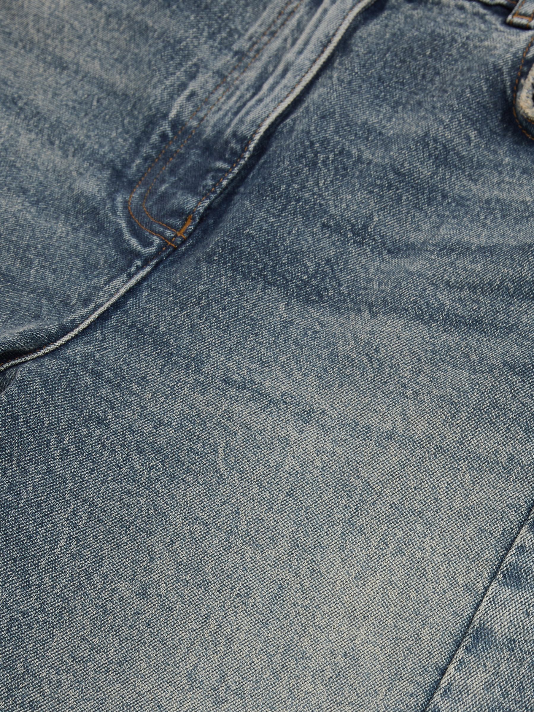 Barrel-Leg Seam Jeans in Mid Blue - Image 7 of 7