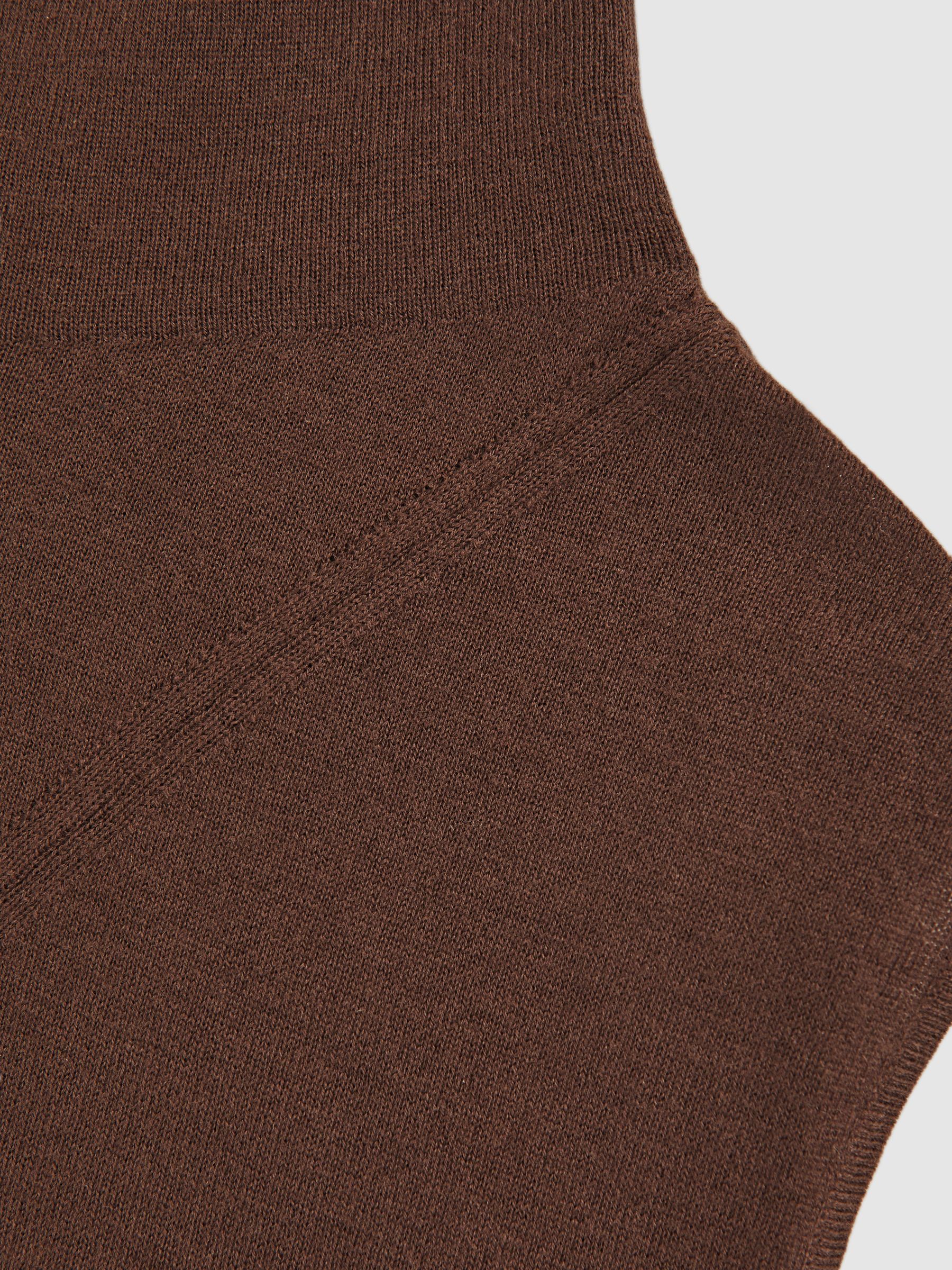Wool Slouched Sleeveless Top in Chocolate - Image 6 of 6