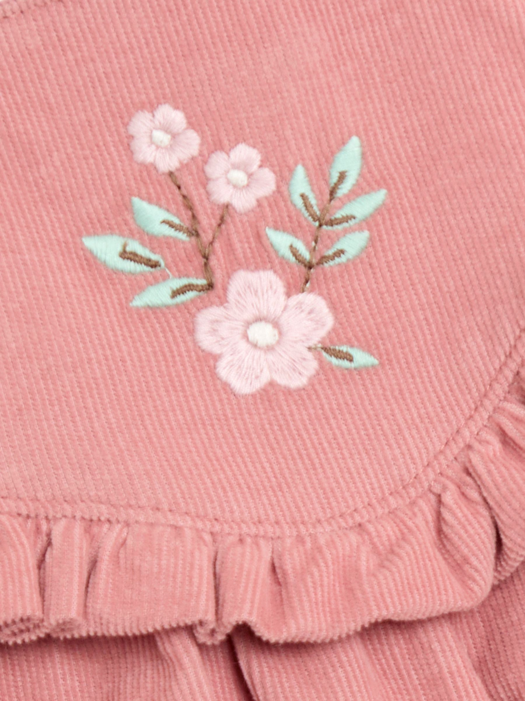 Pink Cord Bubble Romper & Collared Body Set - Image 6 of 7