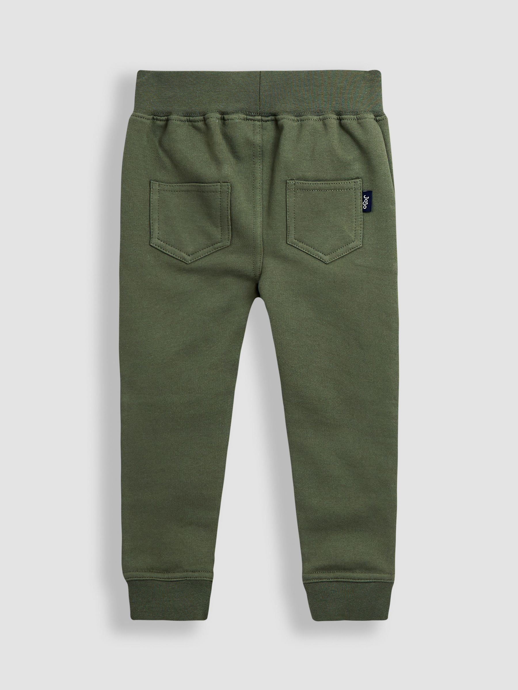 Green 2-Pack Appliqué Knee & Plain Joggers - Image 3 of 6