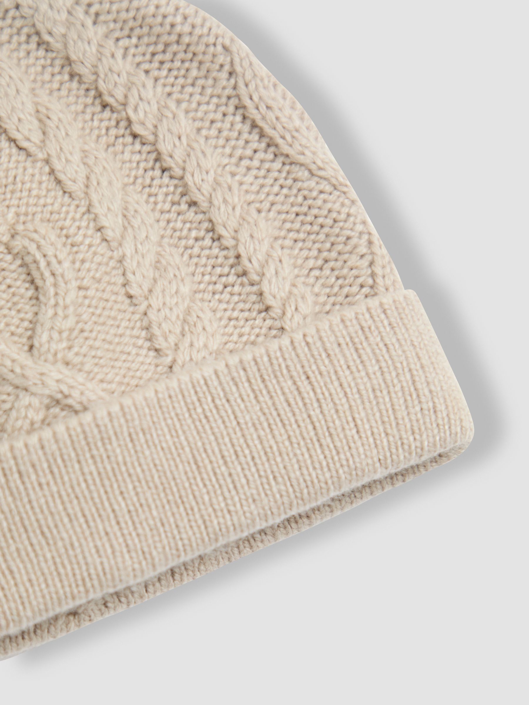 Natural Cable Knit All-In-One With Hat - Image 10 of 10