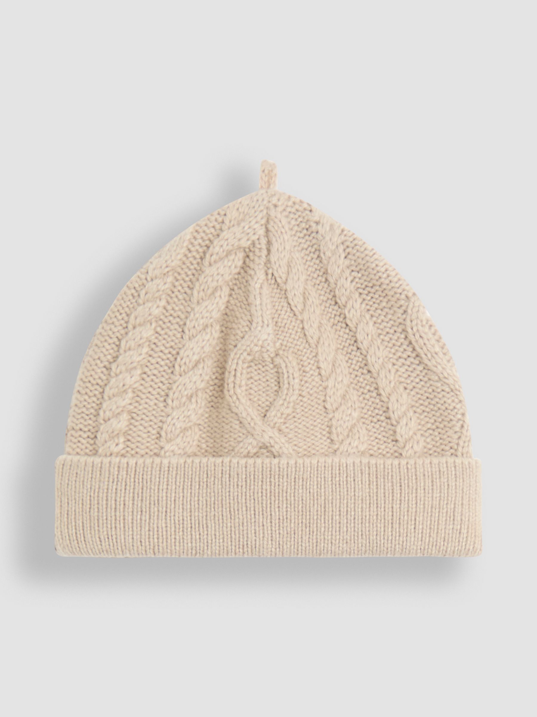 Natural Cable Knit All-In-One With Hat - Image 8 of 10