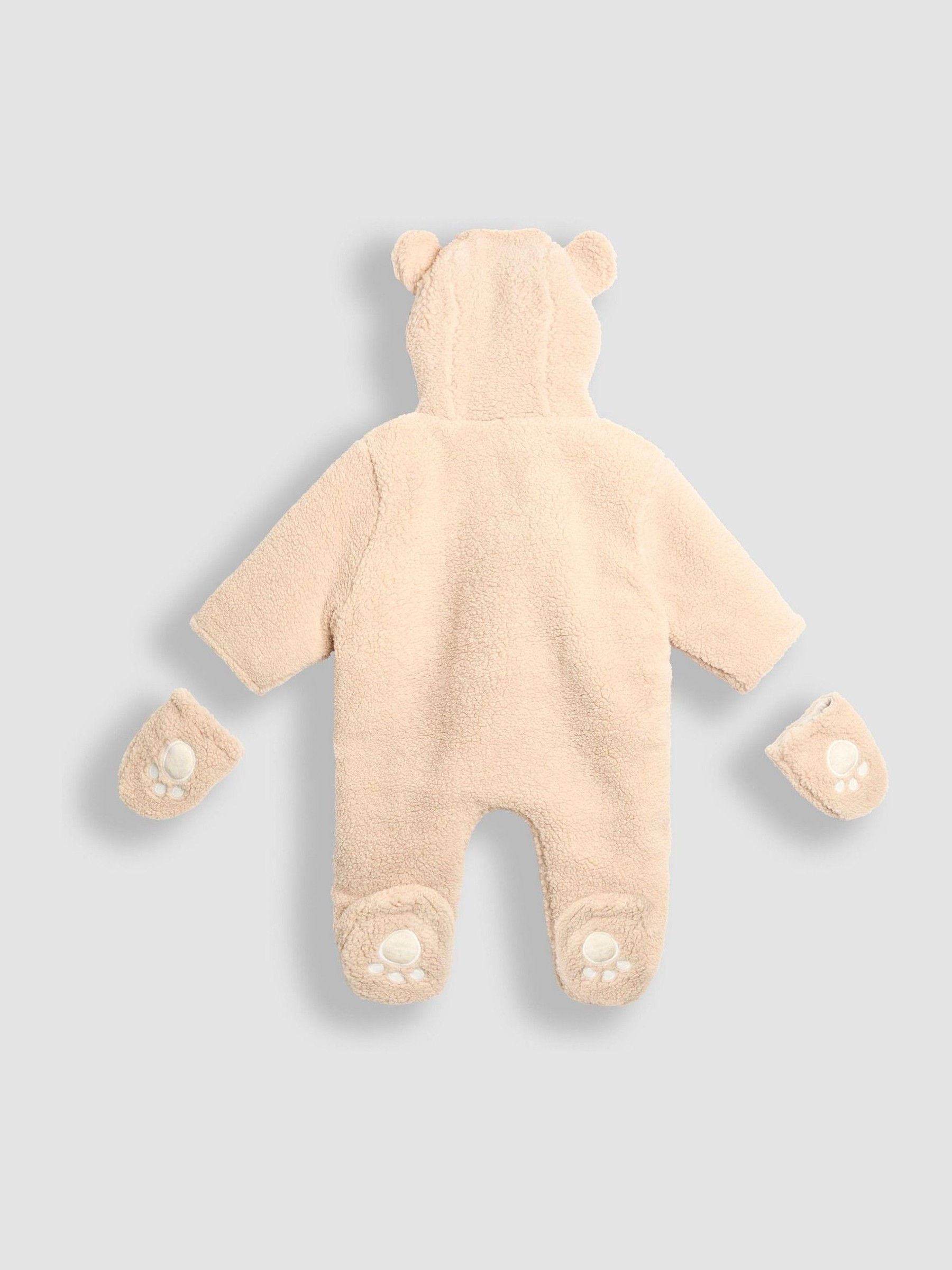 Brown Bear Cosy Borg Character Pramsuit - Image 4 of 4