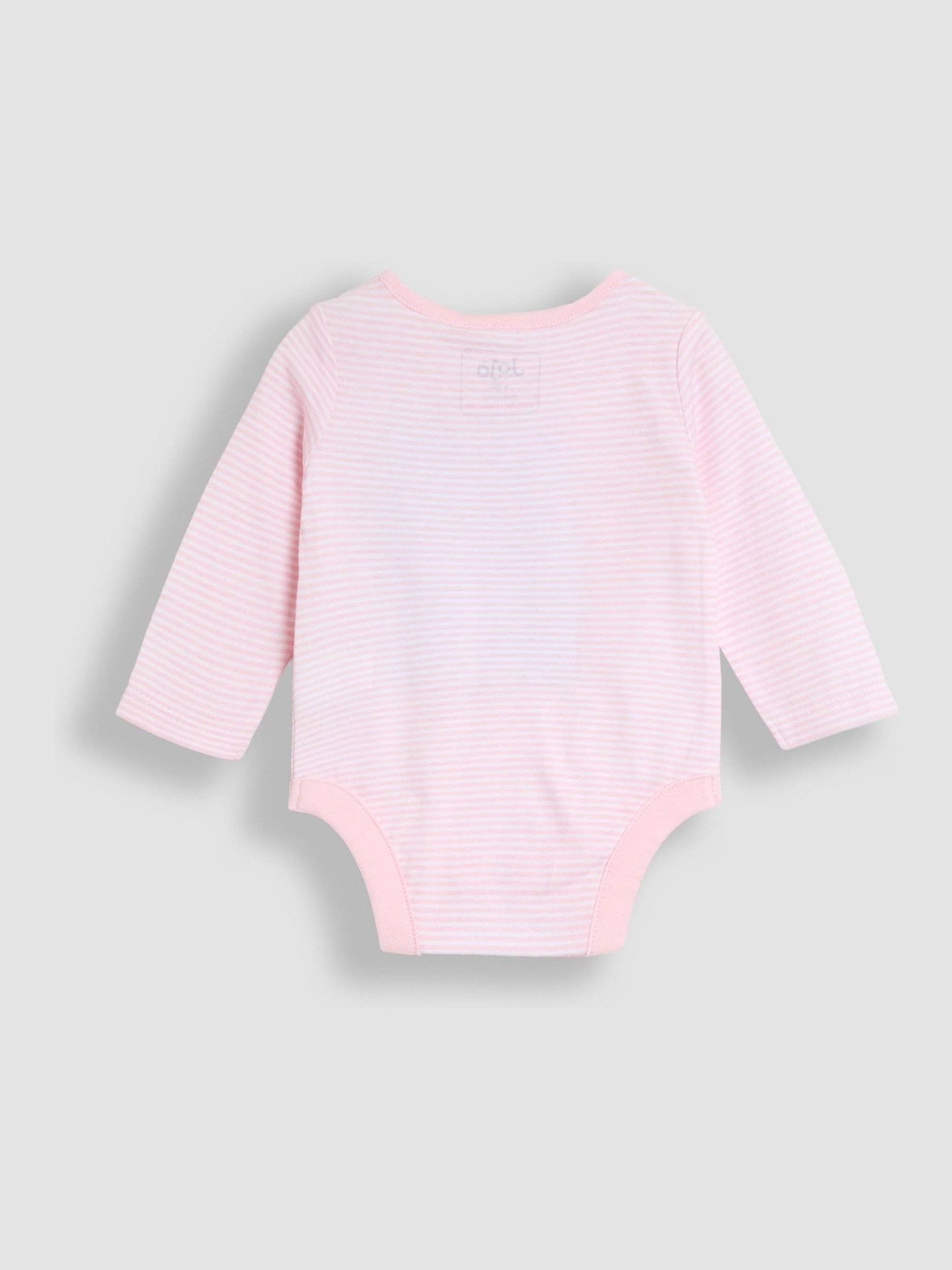 Pale Pink Flopsy Quilted 2-Piece Dungaree Set - Image 5 of 6