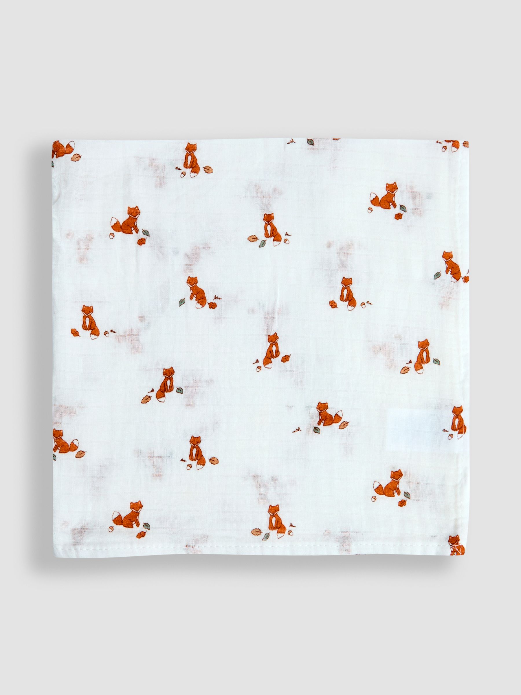 Orange Fox 5-Pack Muslins - Image 3 of 7