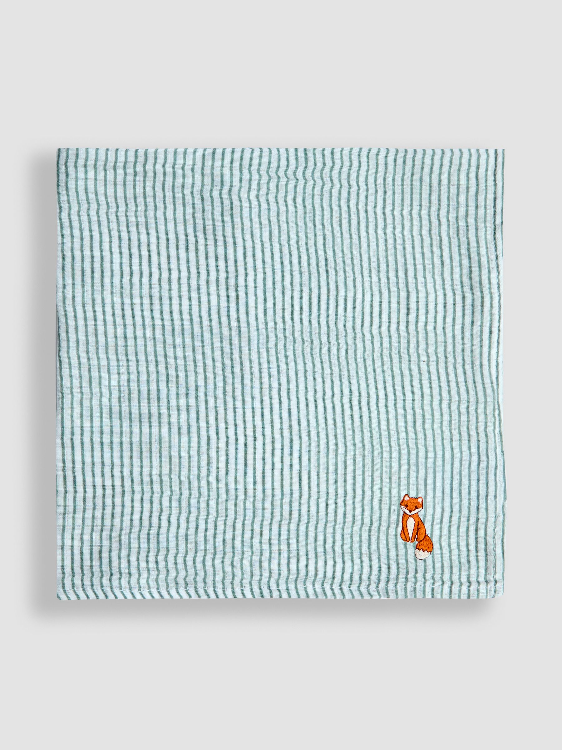 Orange Fox 5-Pack Muslins - Image 5 of 7
