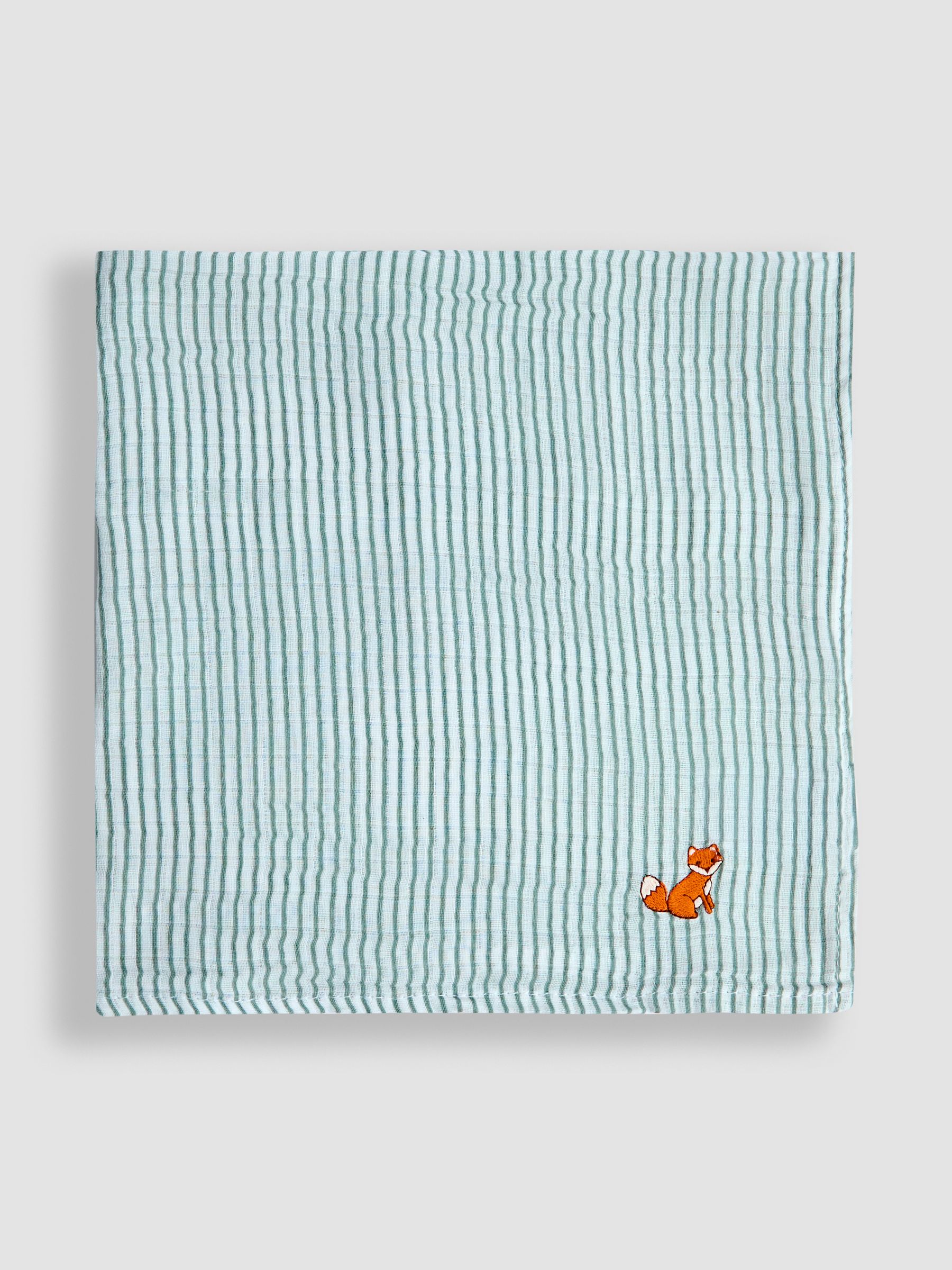 Orange Fox 5-Pack Muslins - Image 6 of 7