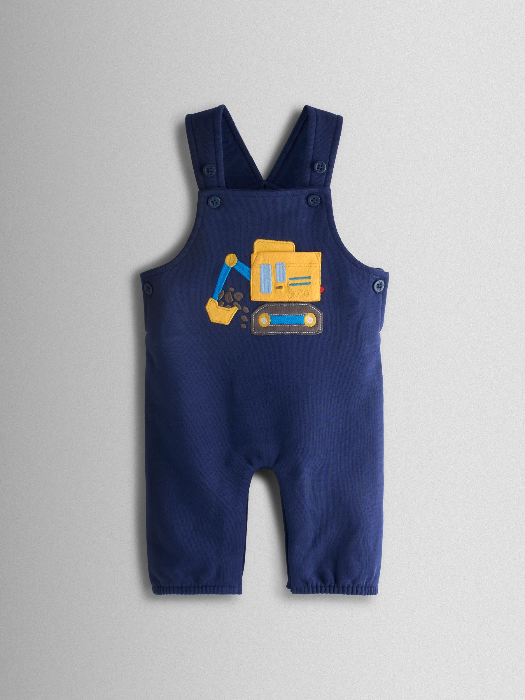 Blue 2-Piece Turn Up Dungarees & Top Set - Image 2 of 6