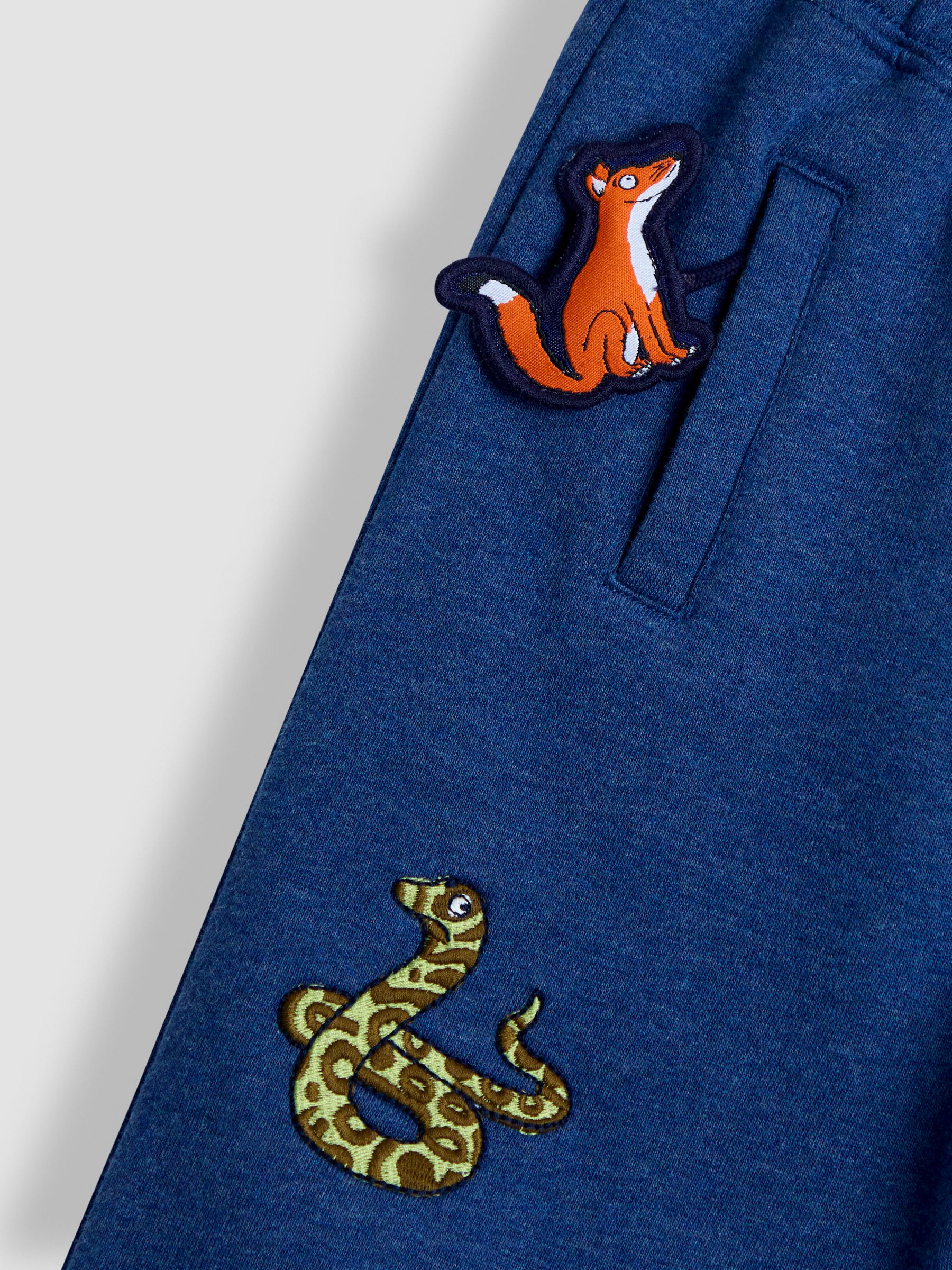 Blue Appliqué Joggers - Image 3 of 5