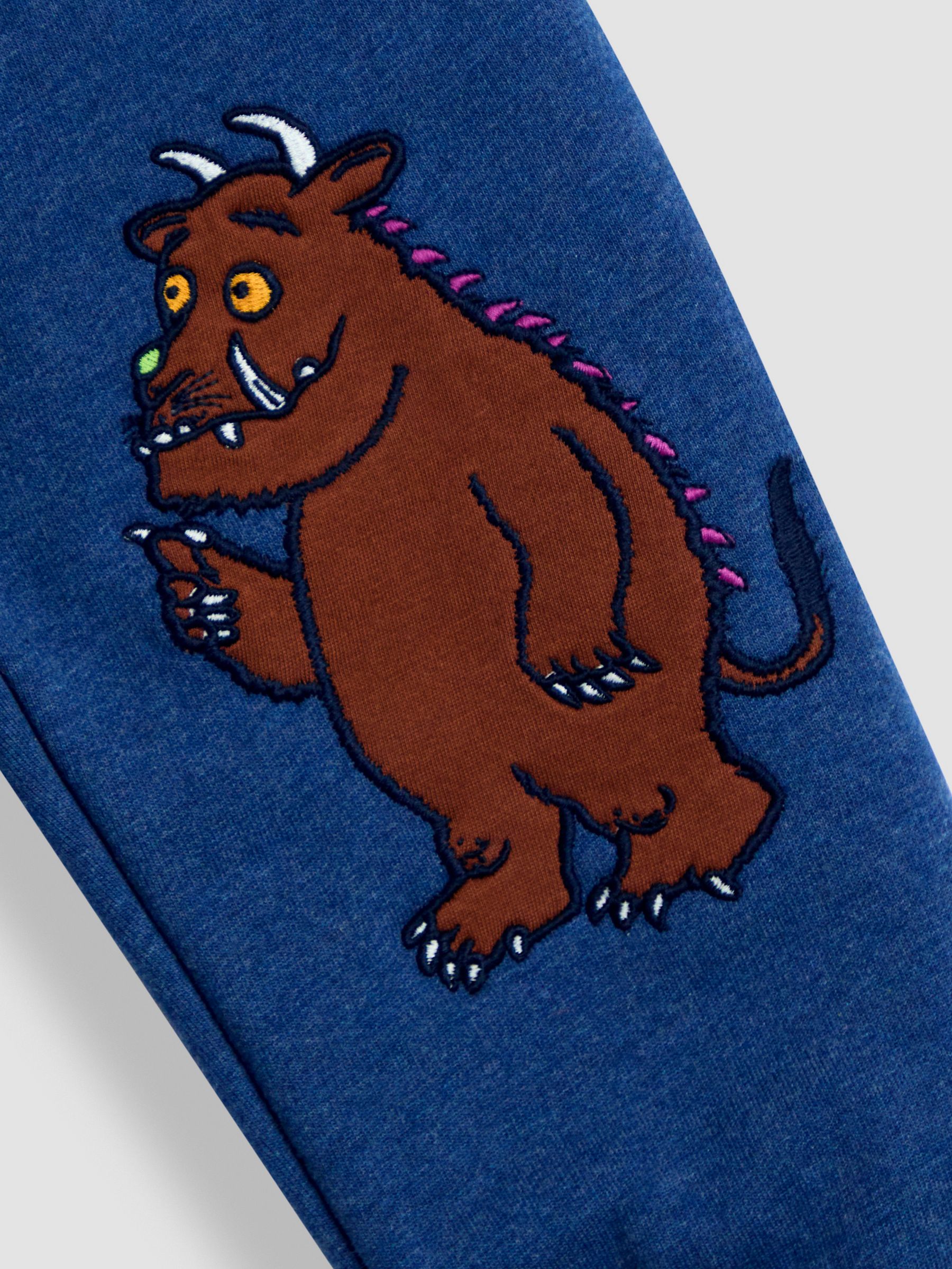 Blue Appliqué Joggers - Image 4 of 5