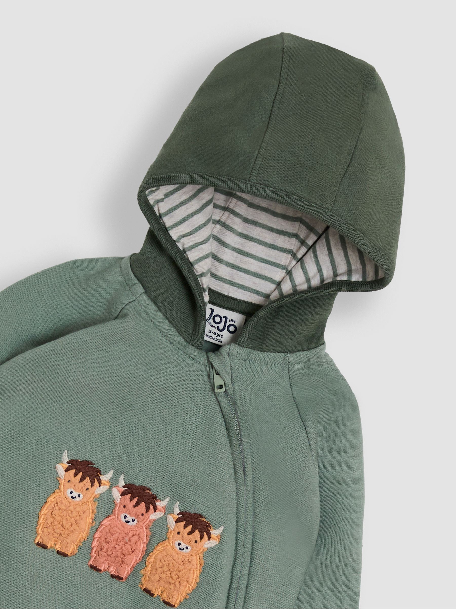 Green Appliqué Hooded All in One - Image 3 of 4