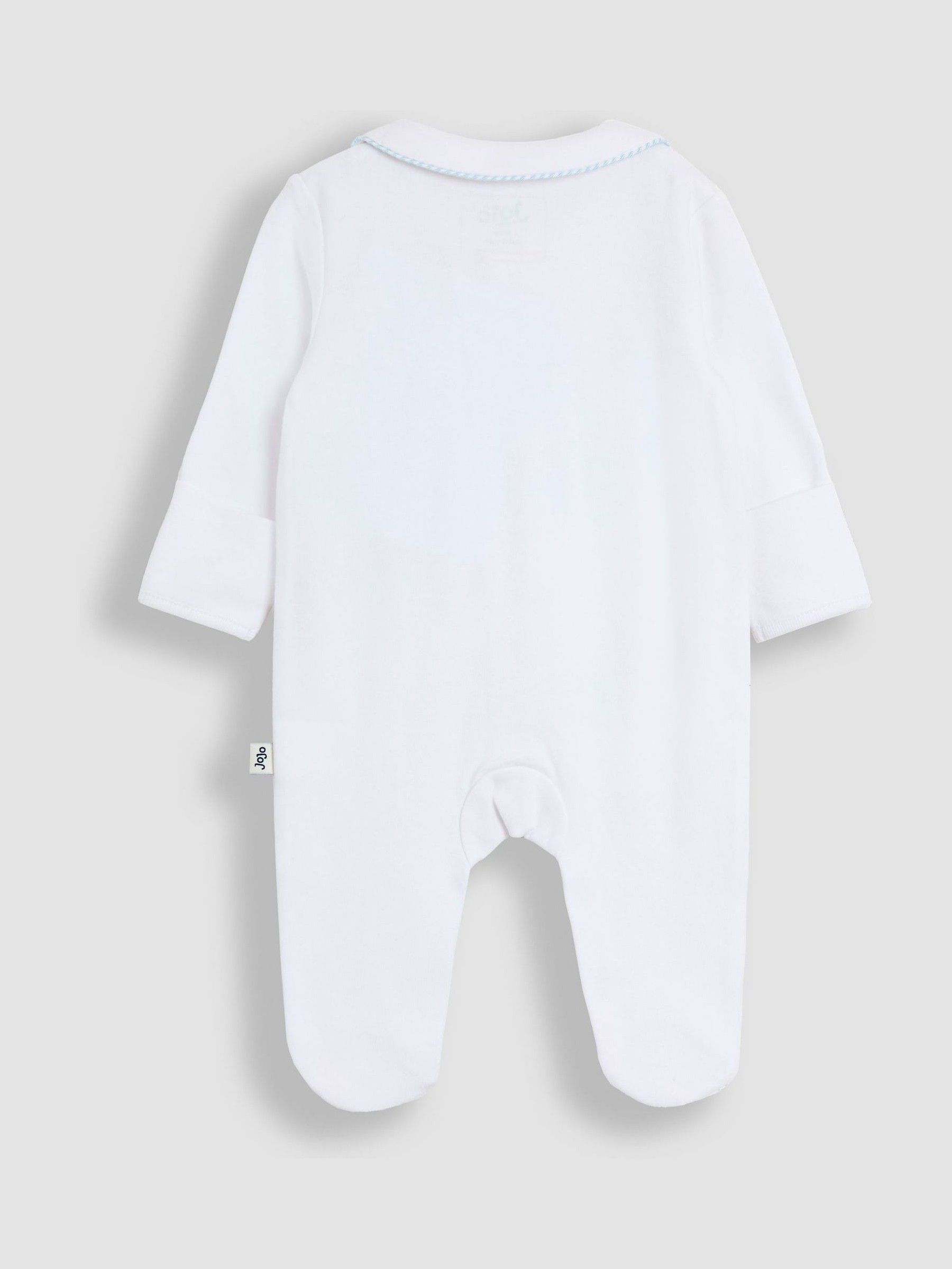 White Peter Rabbit Embroidered Sleepsuit - Image 2 of 3